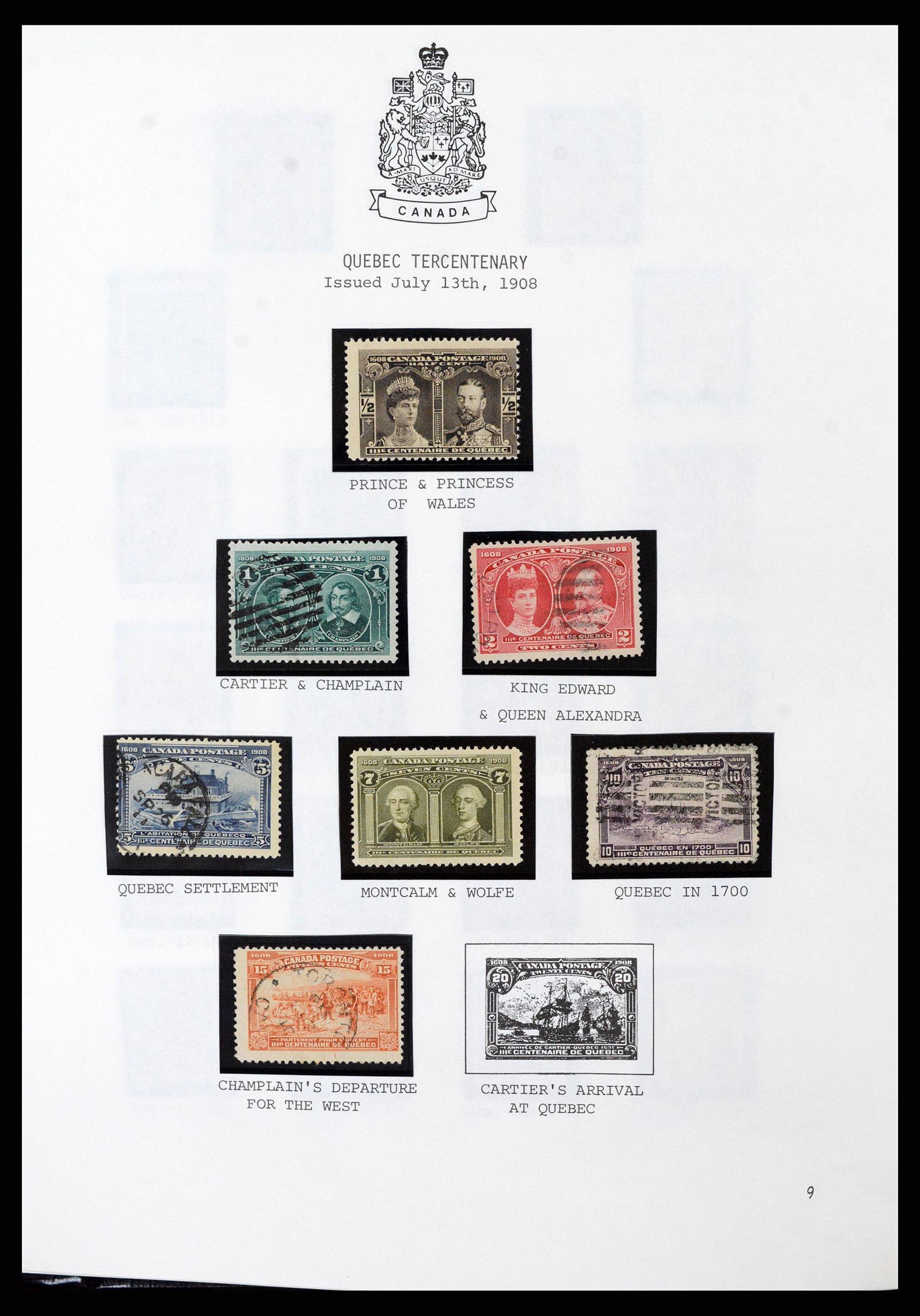 37086 008 - Postzegelverzameling 37086 Canada 1859-2015.
