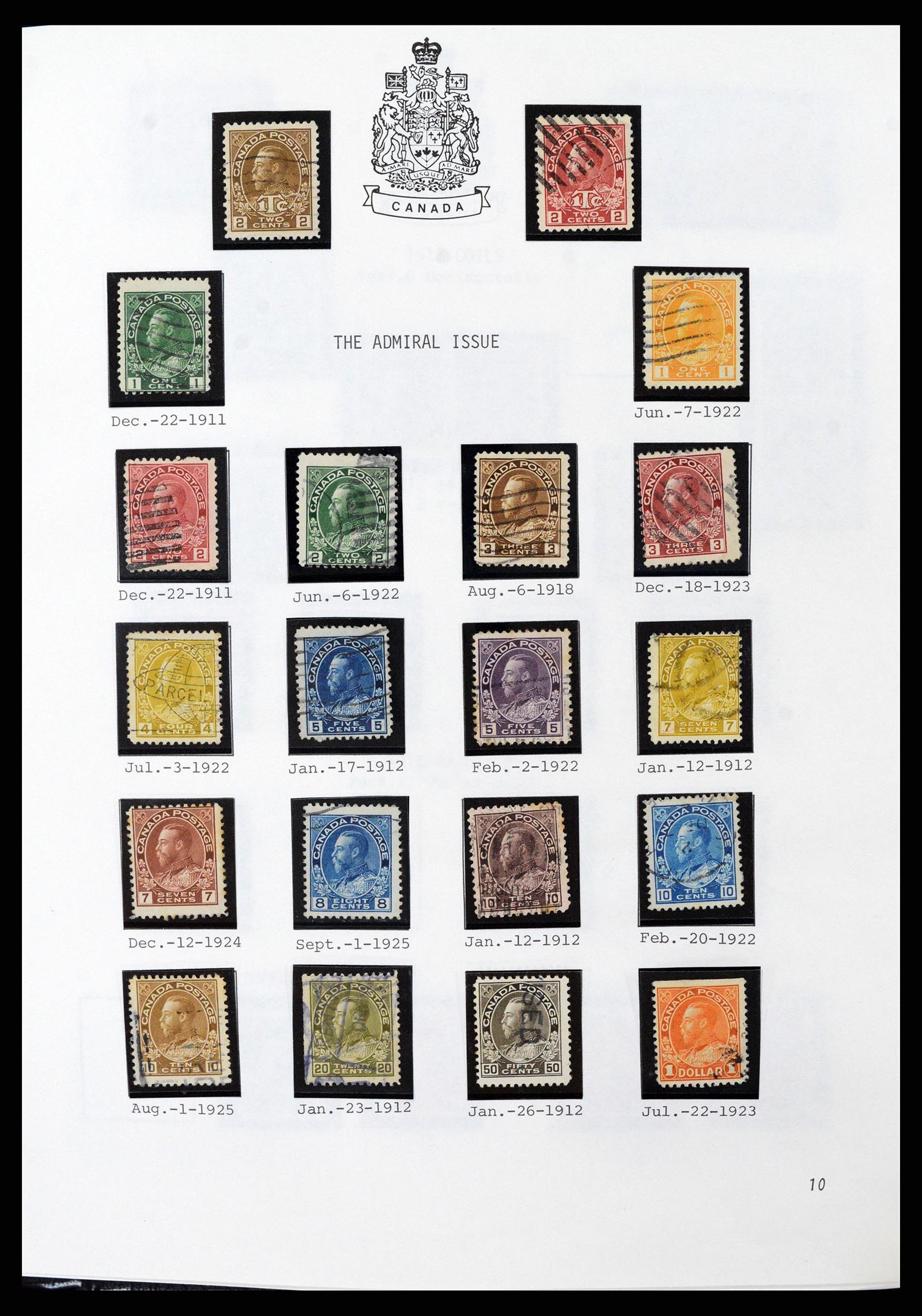 37086 009 - Postzegelverzameling 37086 Canada 1859-2015.