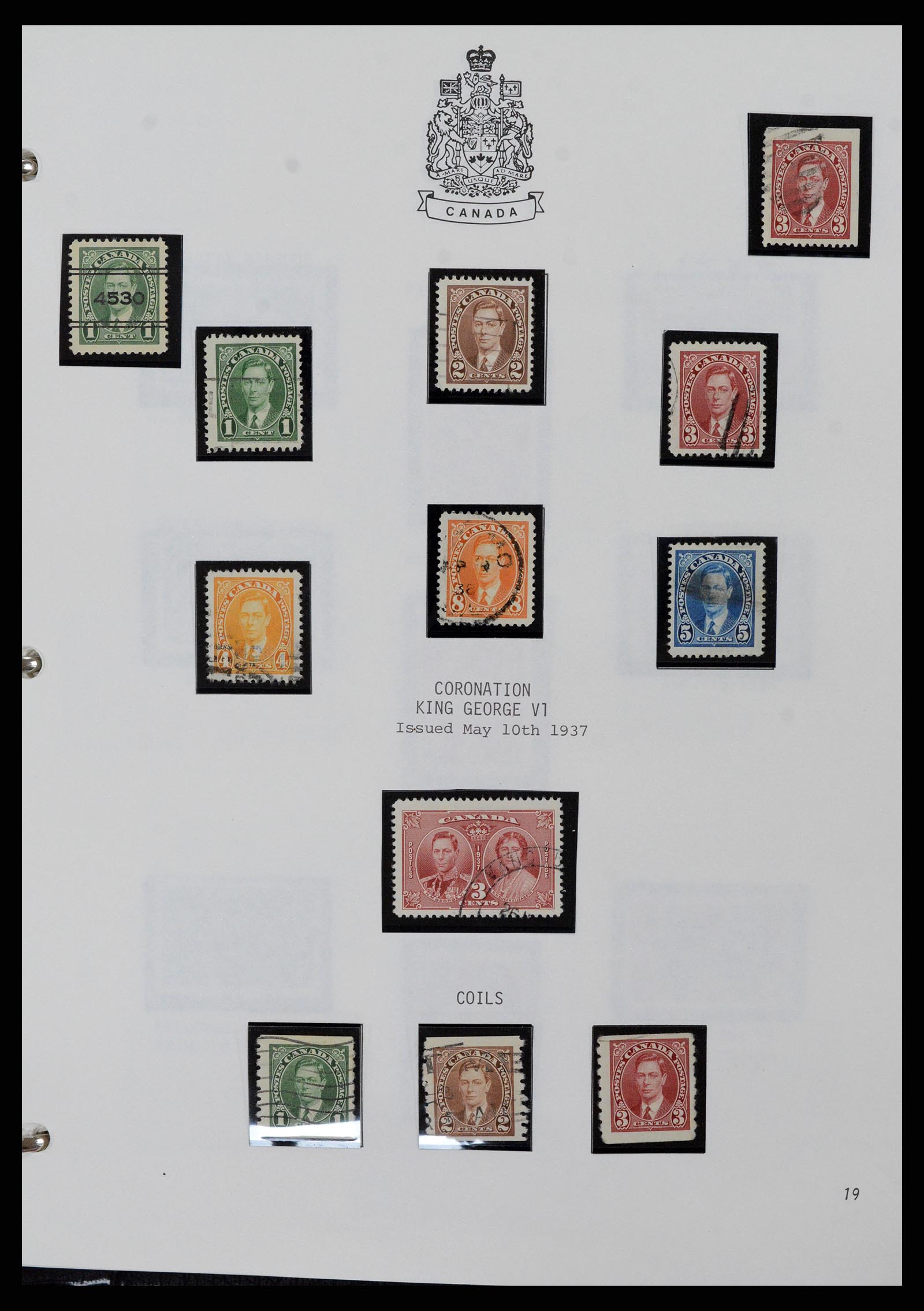 37086 018 - Postzegelverzameling 37086 Canada 1859-2015.