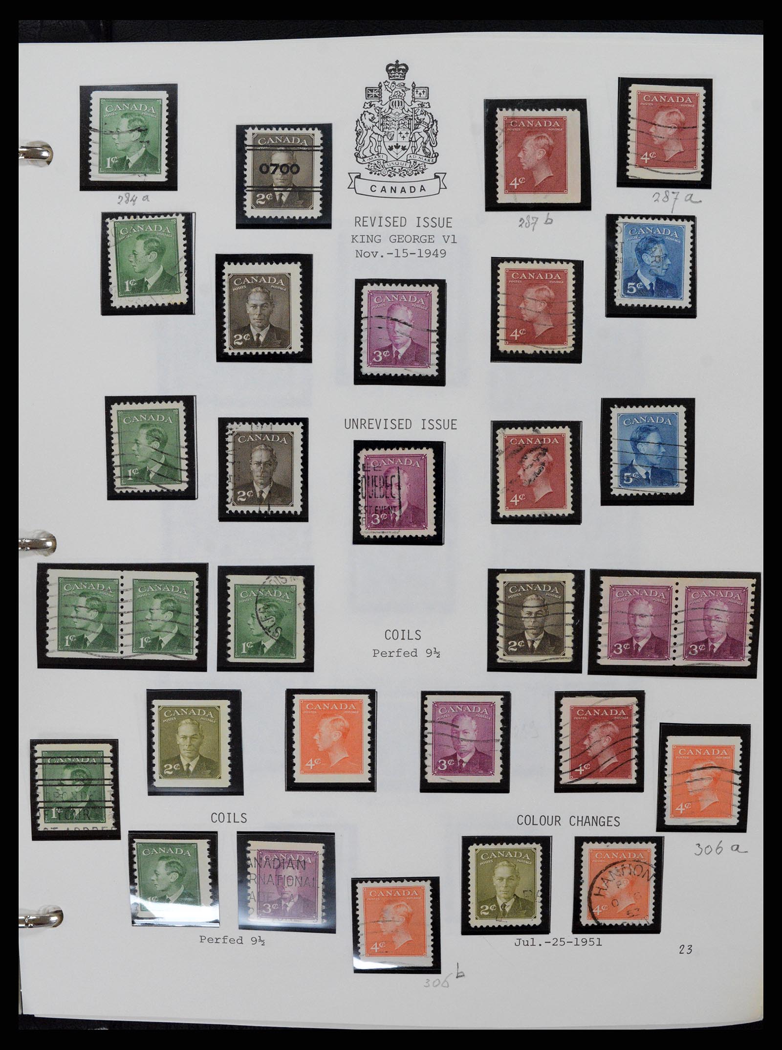 37086 022 - Stamp collection 37086 Canada 1859-2015.