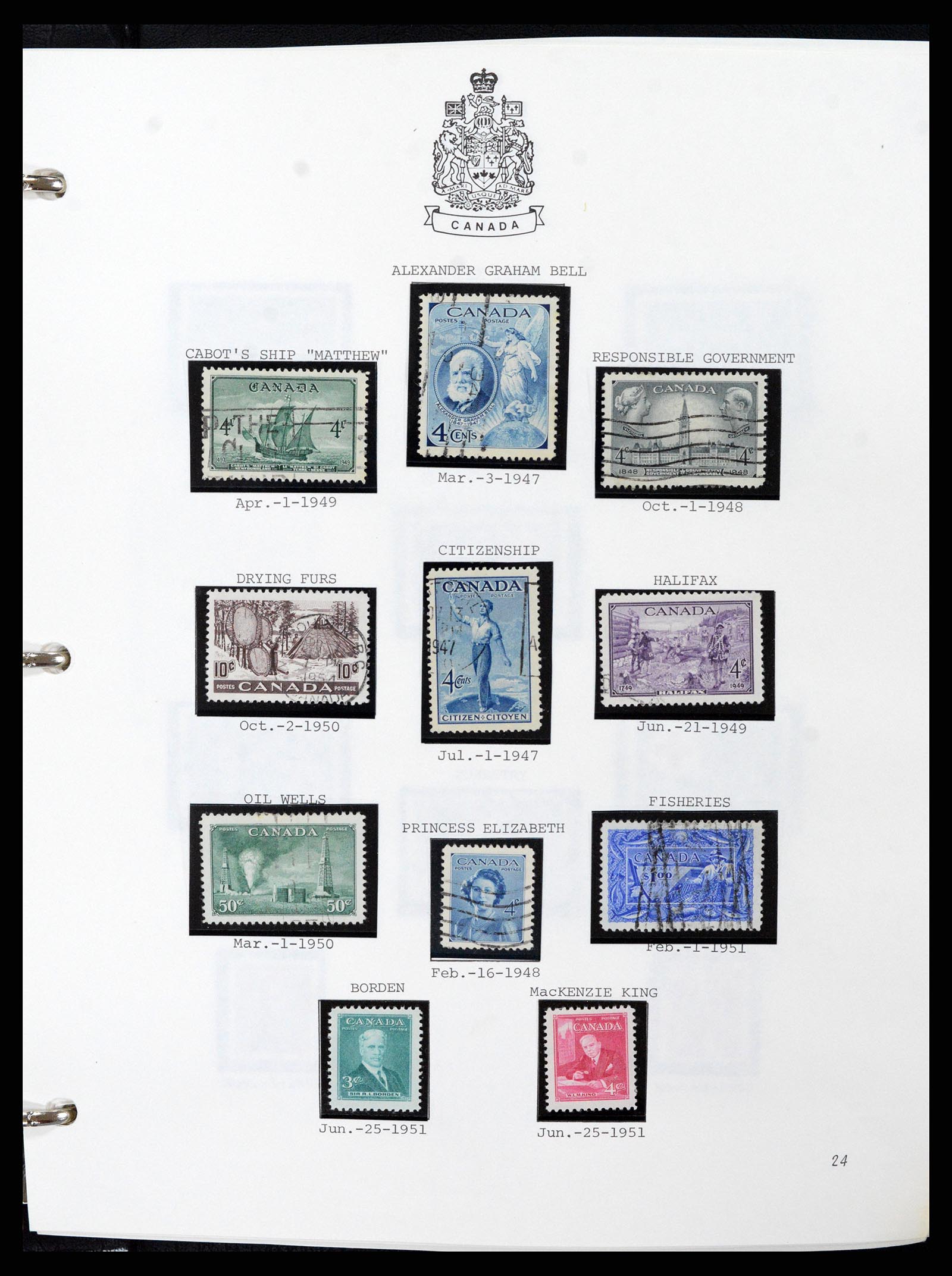 37086 023 - Stamp collection 37086 Canada 1859-2015.