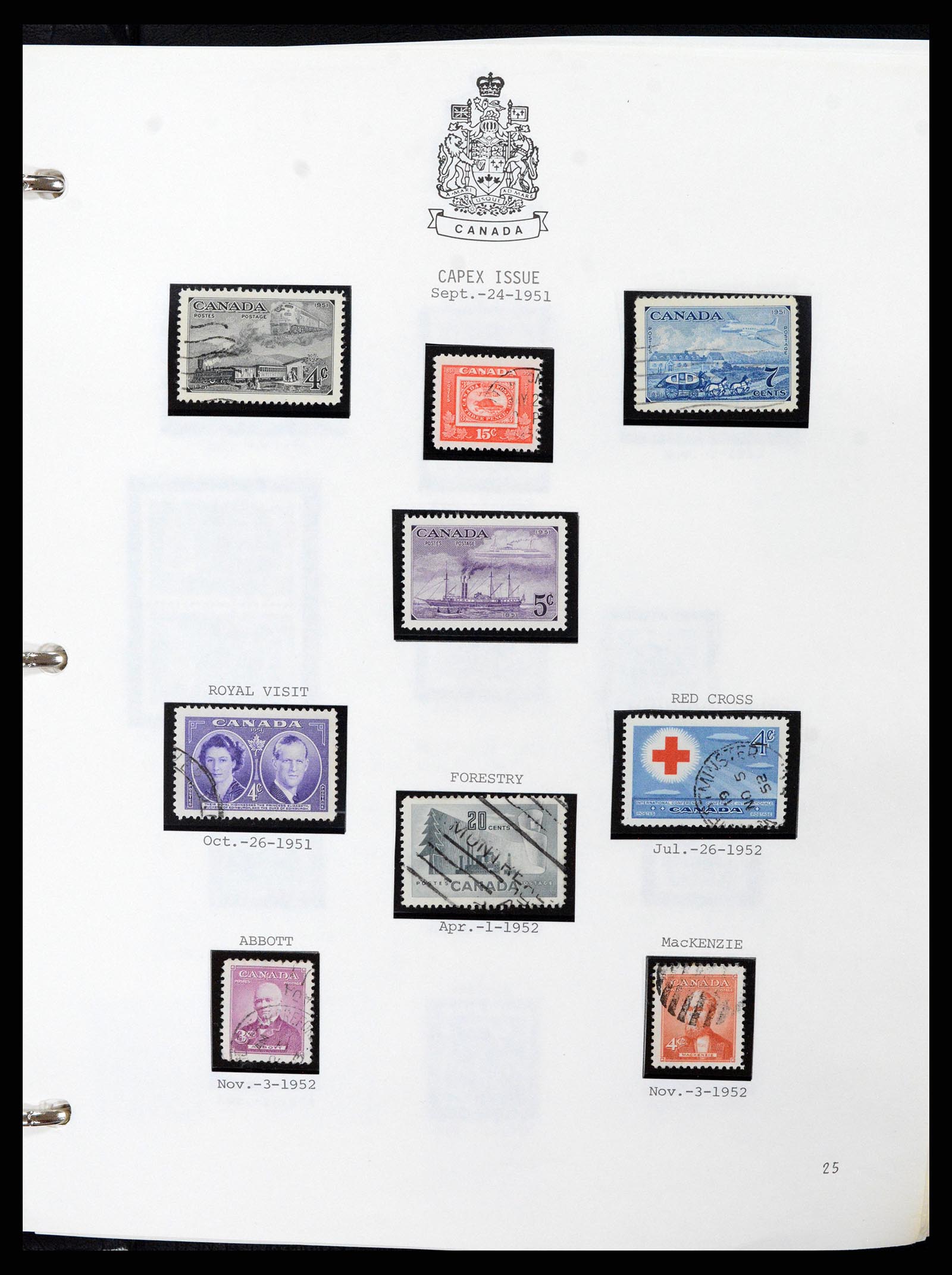37086 024 - Stamp collection 37086 Canada 1859-2015.