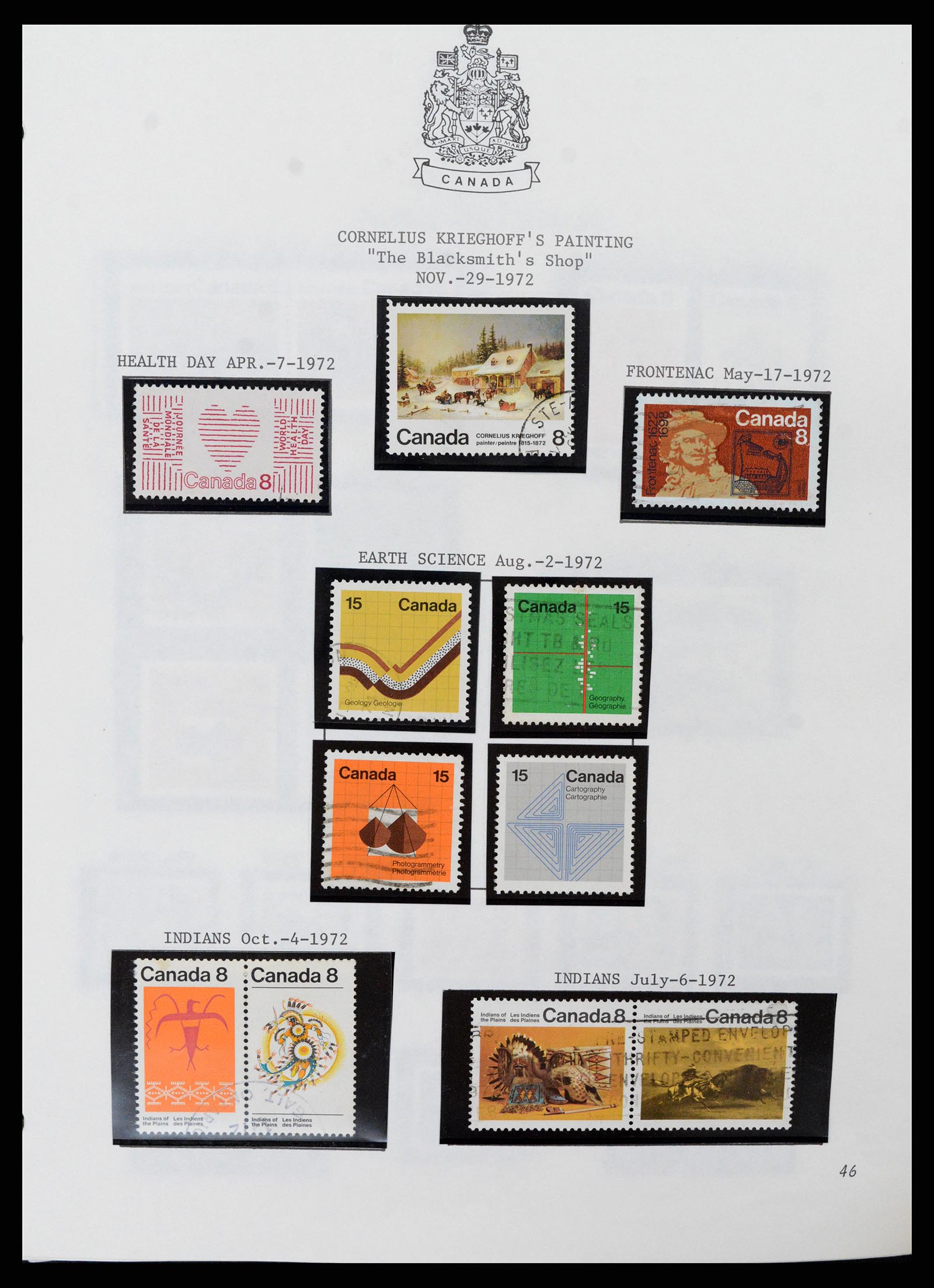 37086 046 - Stamp collection 37086 Canada 1859-2015.