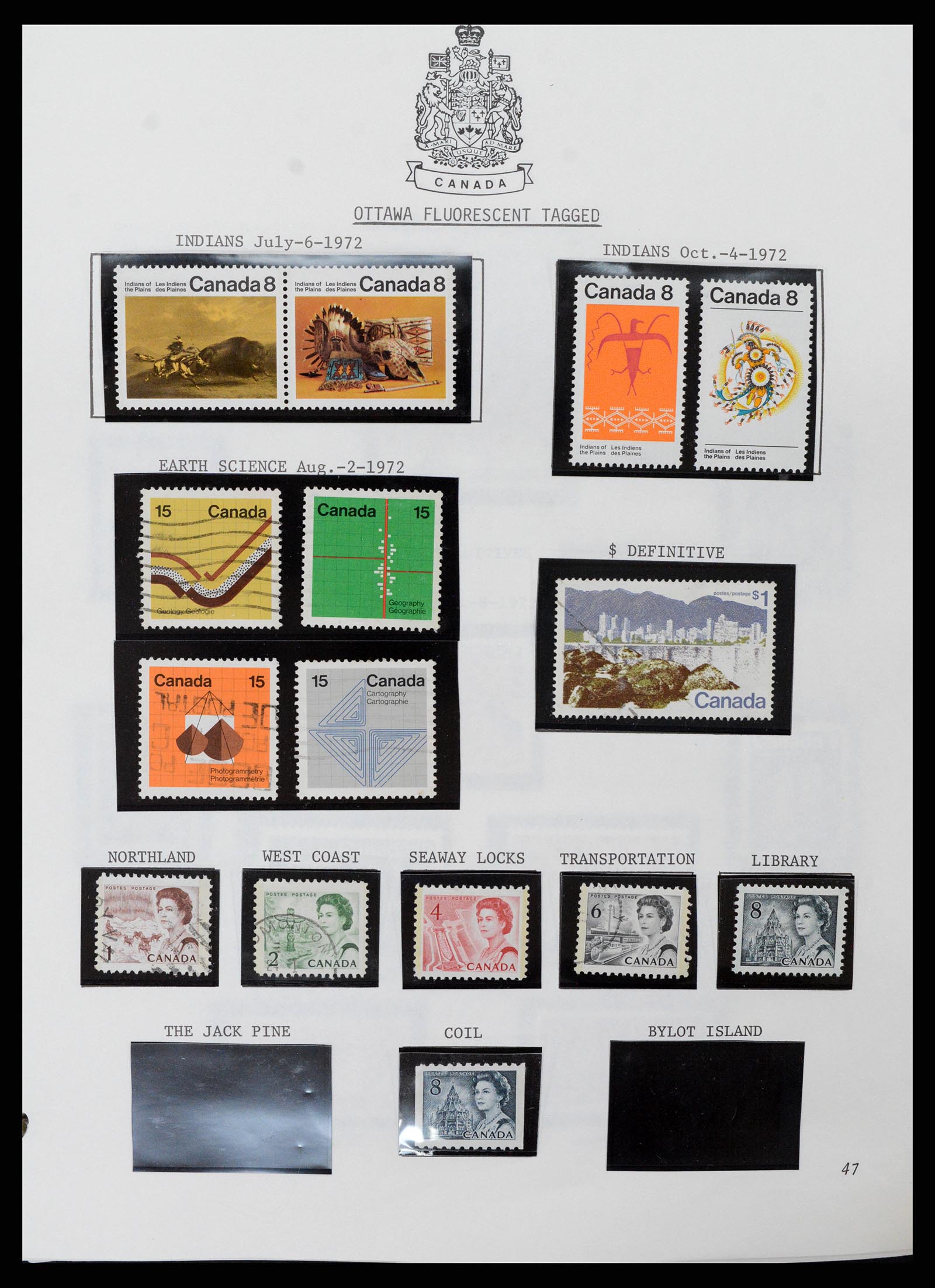37086 047 - Stamp collection 37086 Canada 1859-2015.