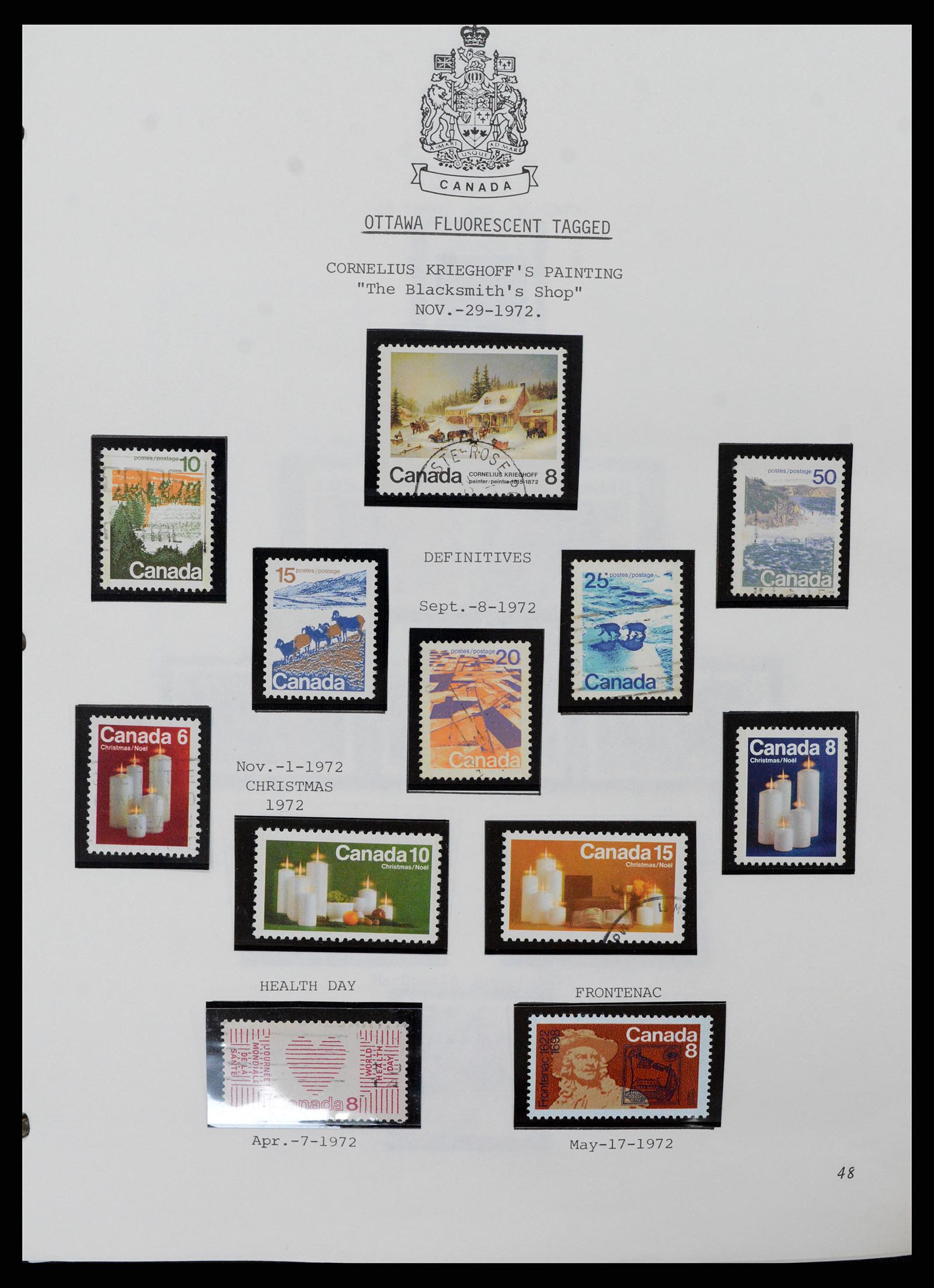 37086 048 - Stamp collection 37086 Canada 1859-2015.