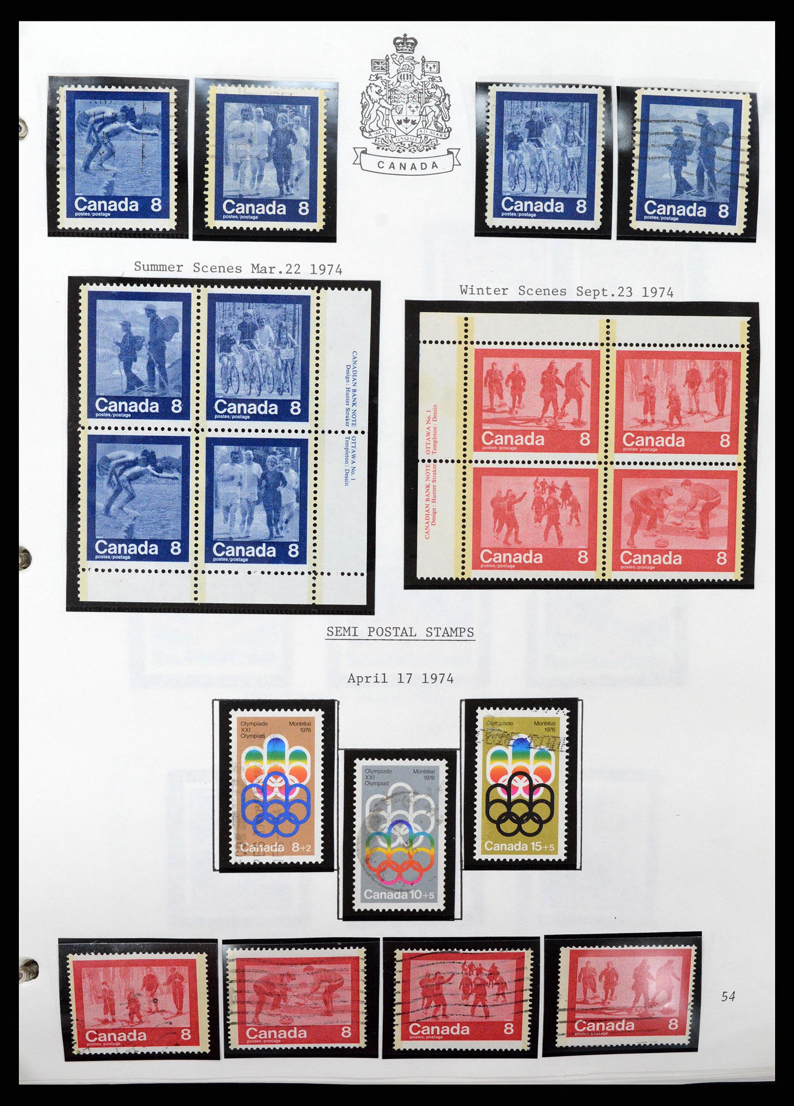 37086 054 - Stamp collection 37086 Canada 1859-2015.
