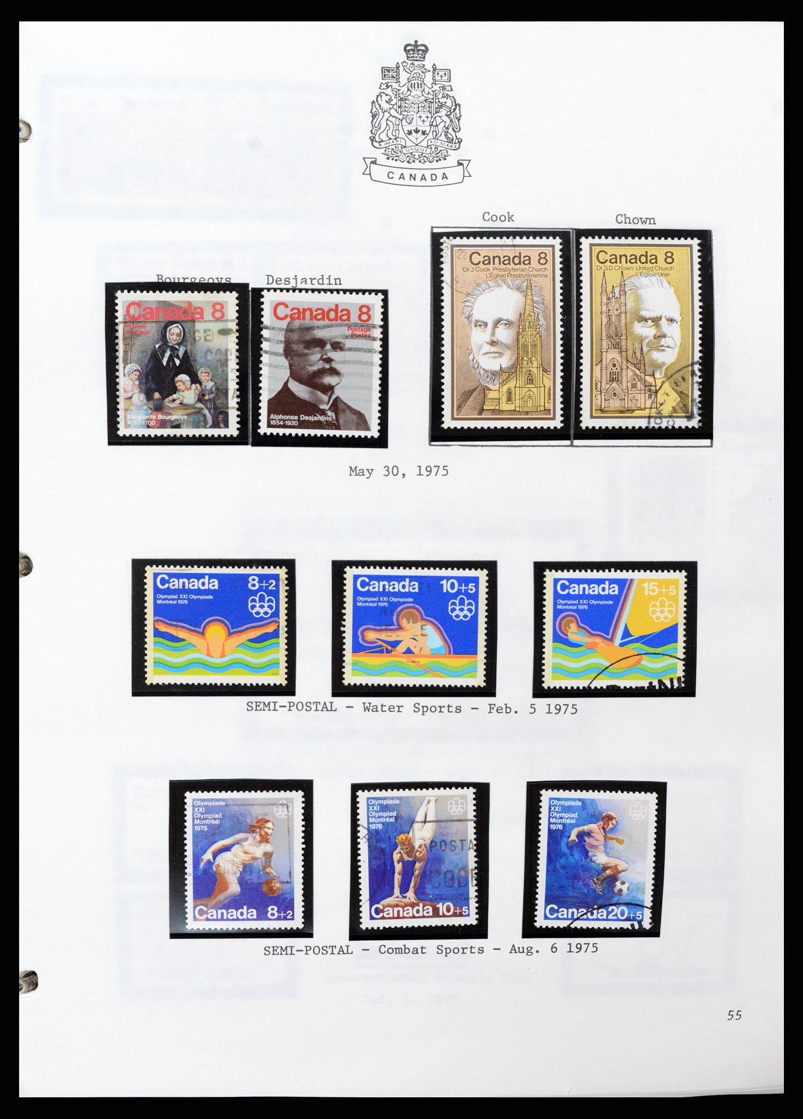 37086 055 - Stamp collection 37086 Canada 1859-2015.
