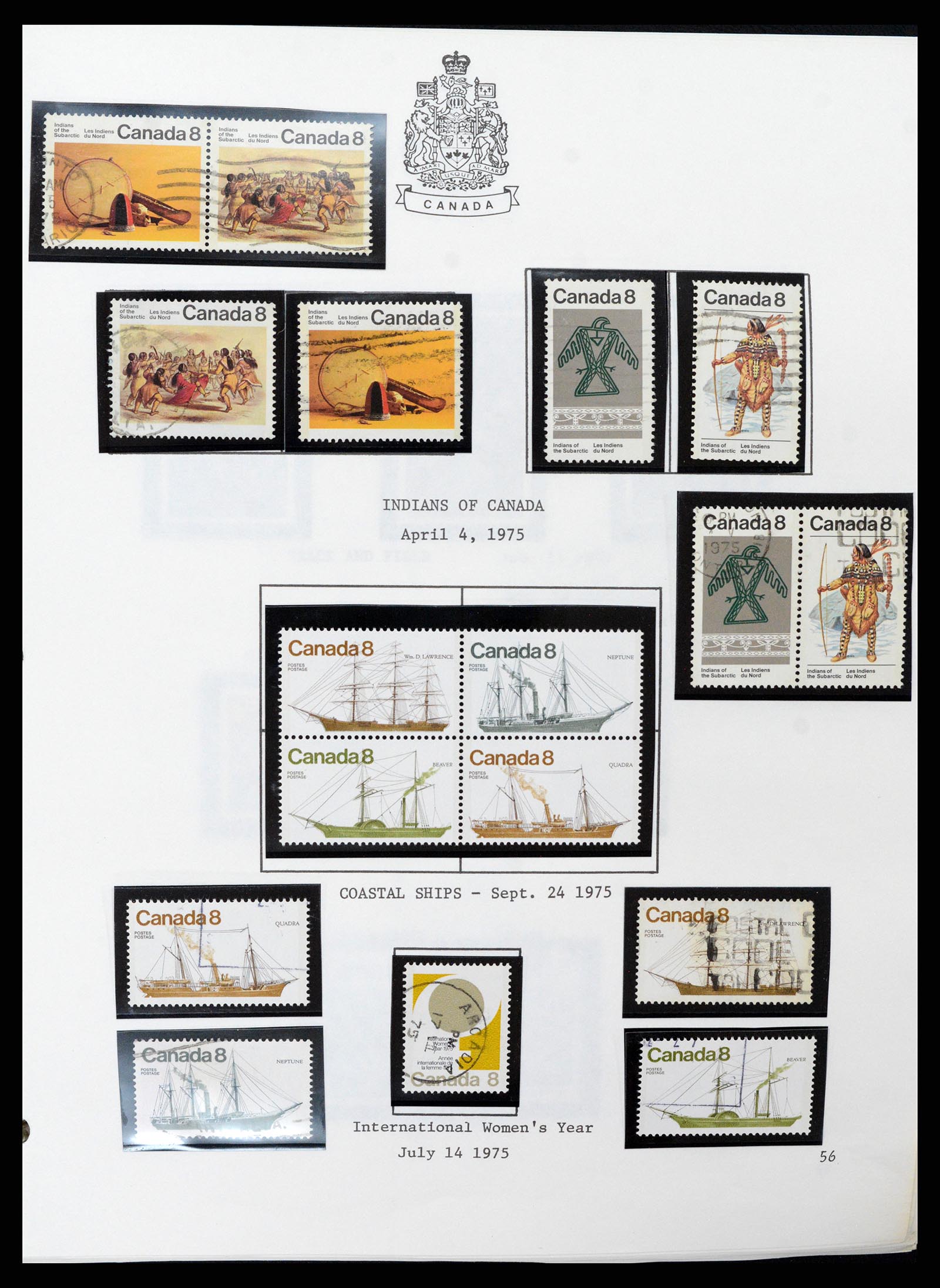 37086 056 - Stamp collection 37086 Canada 1859-2015.