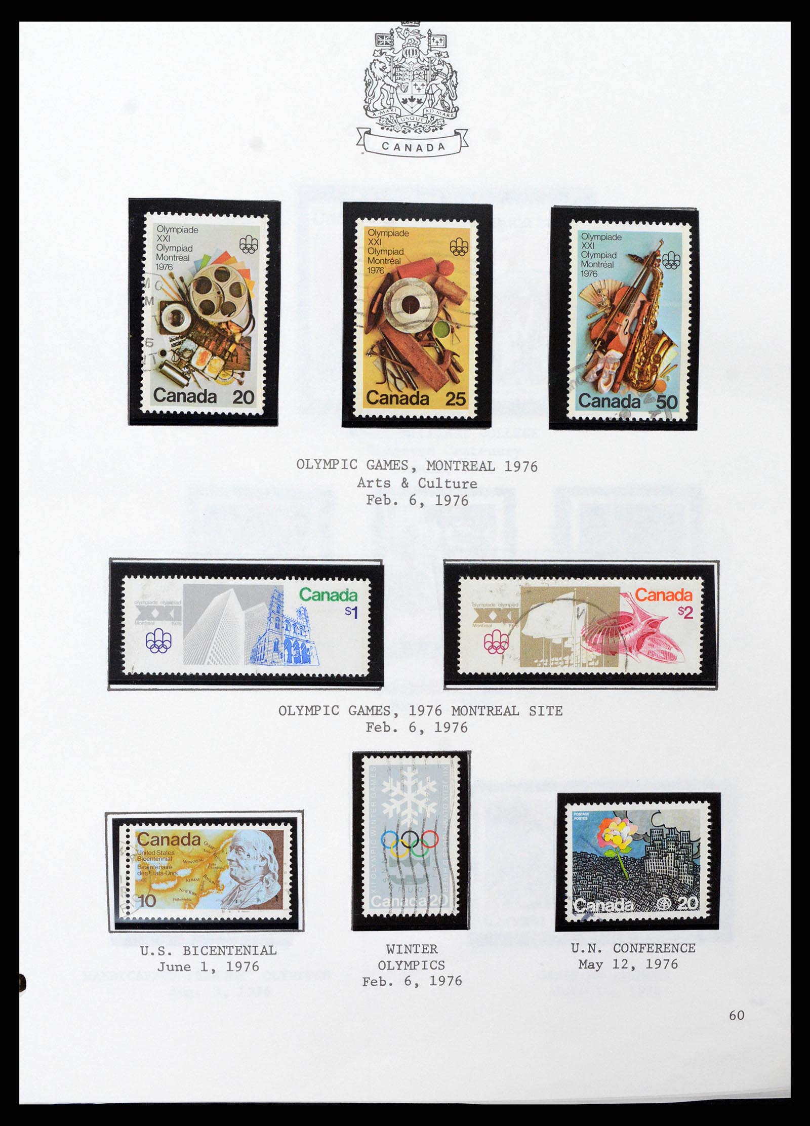 37086 060 - Stamp collection 37086 Canada 1859-2015.