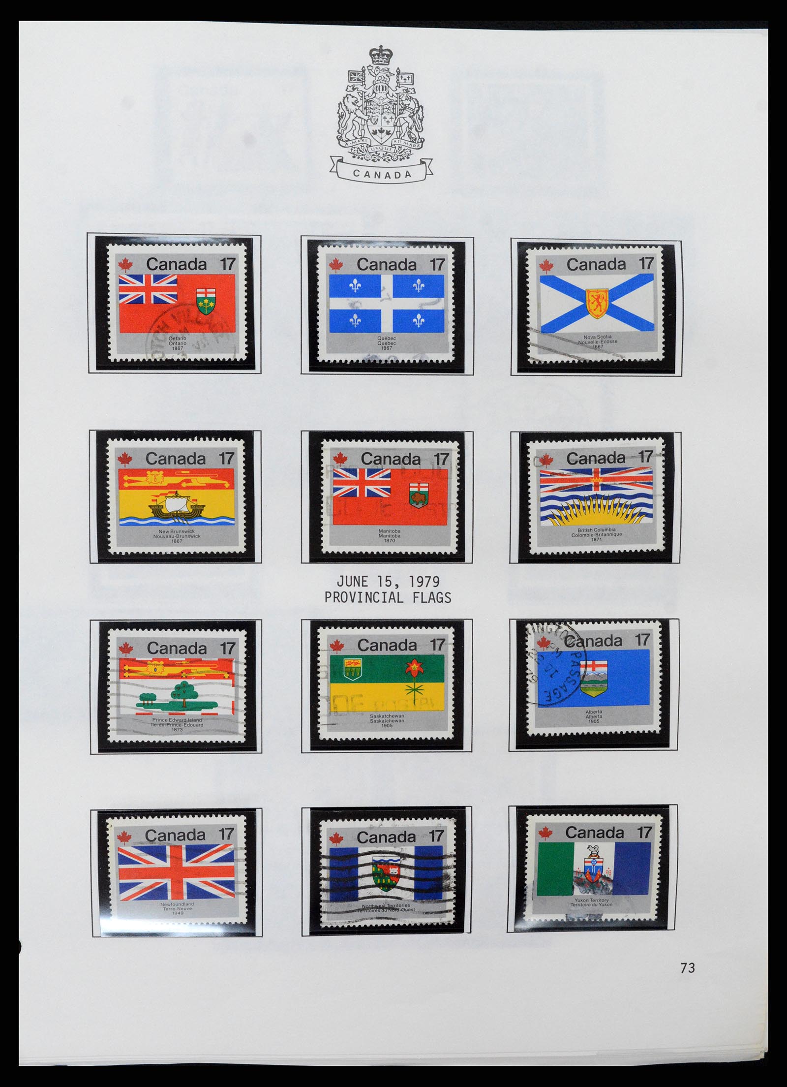 37086 074 - Stamp collection 37086 Canada 1859-2015.
