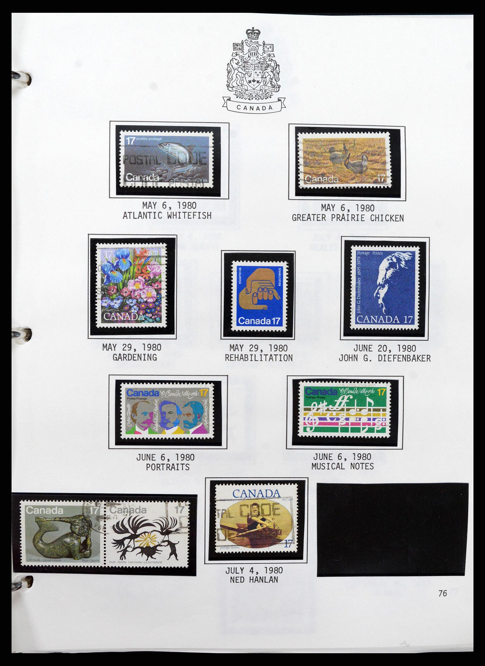 37086 077 - Stamp collection 37086 Canada 1859-2015.