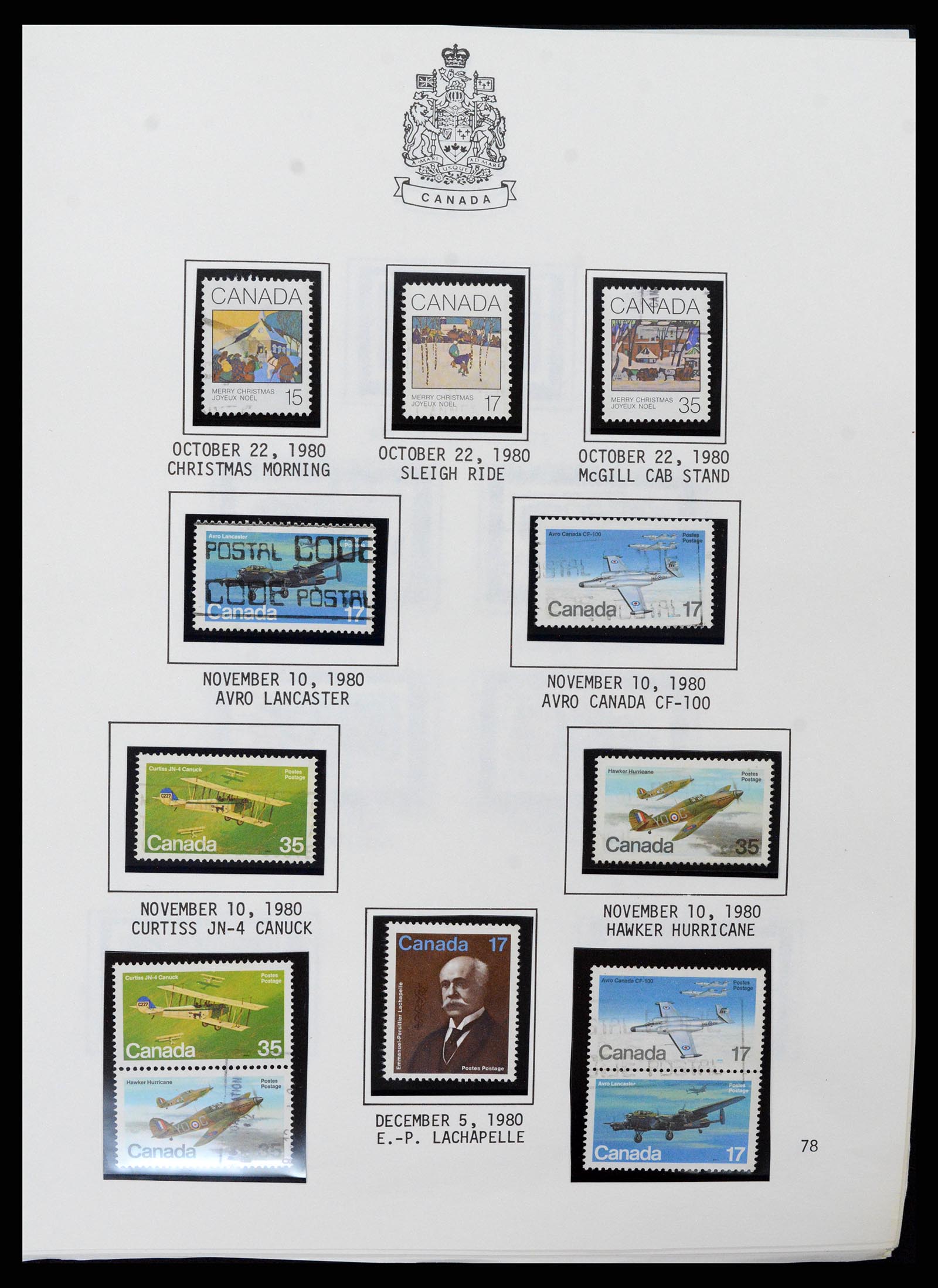 37086 079 - Stamp collection 37086 Canada 1859-2015.