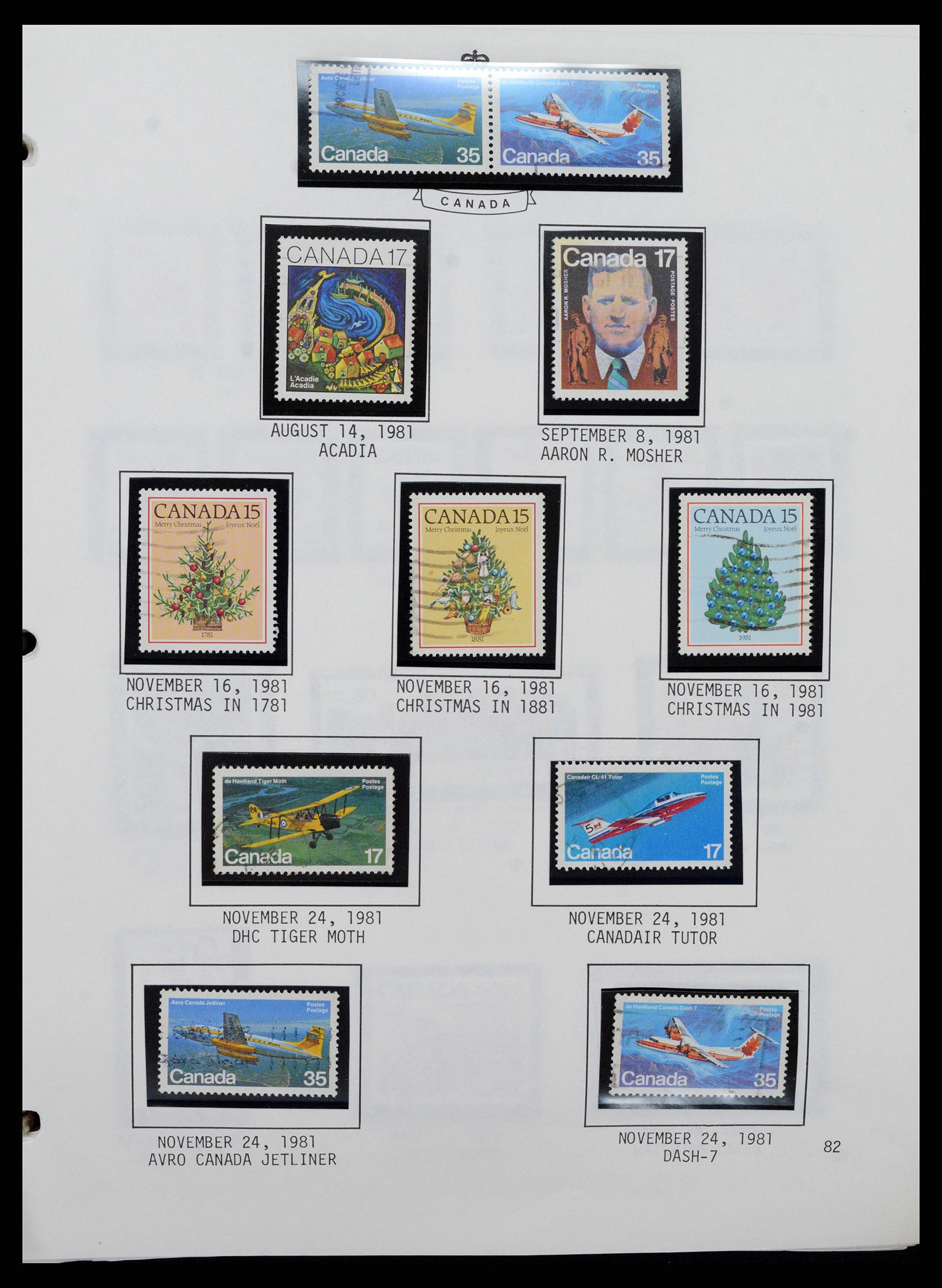 37086 083 - Stamp collection 37086 Canada 1859-2015.