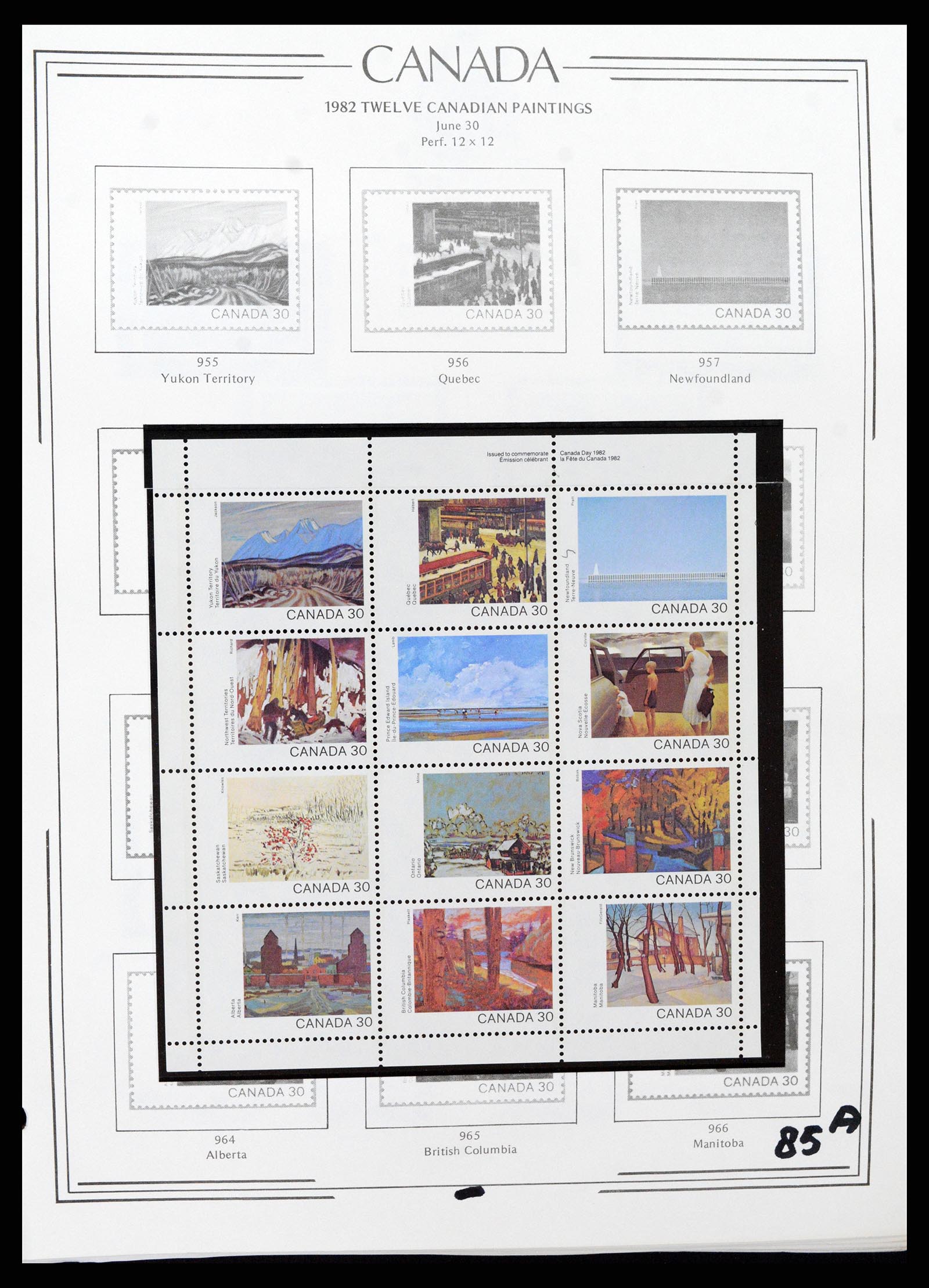 37086 087 - Stamp collection 37086 Canada 1859-2015.