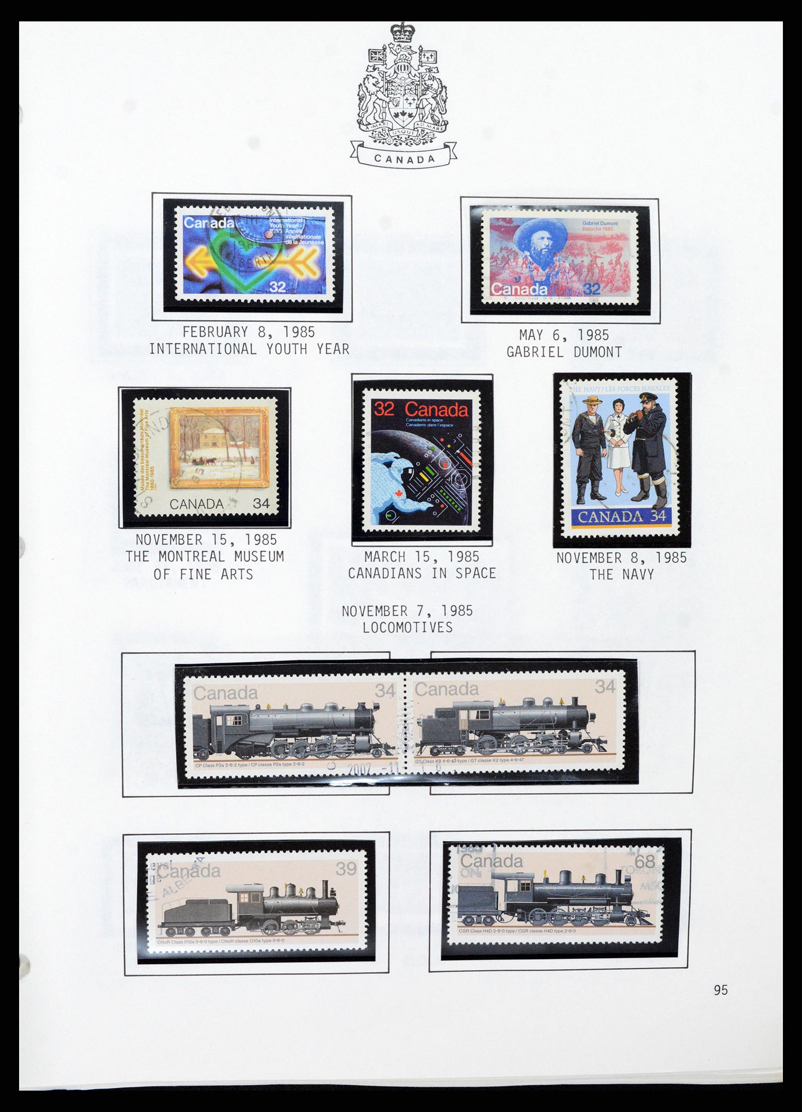 37086 097 - Stamp collection 37086 Canada 1859-2015.