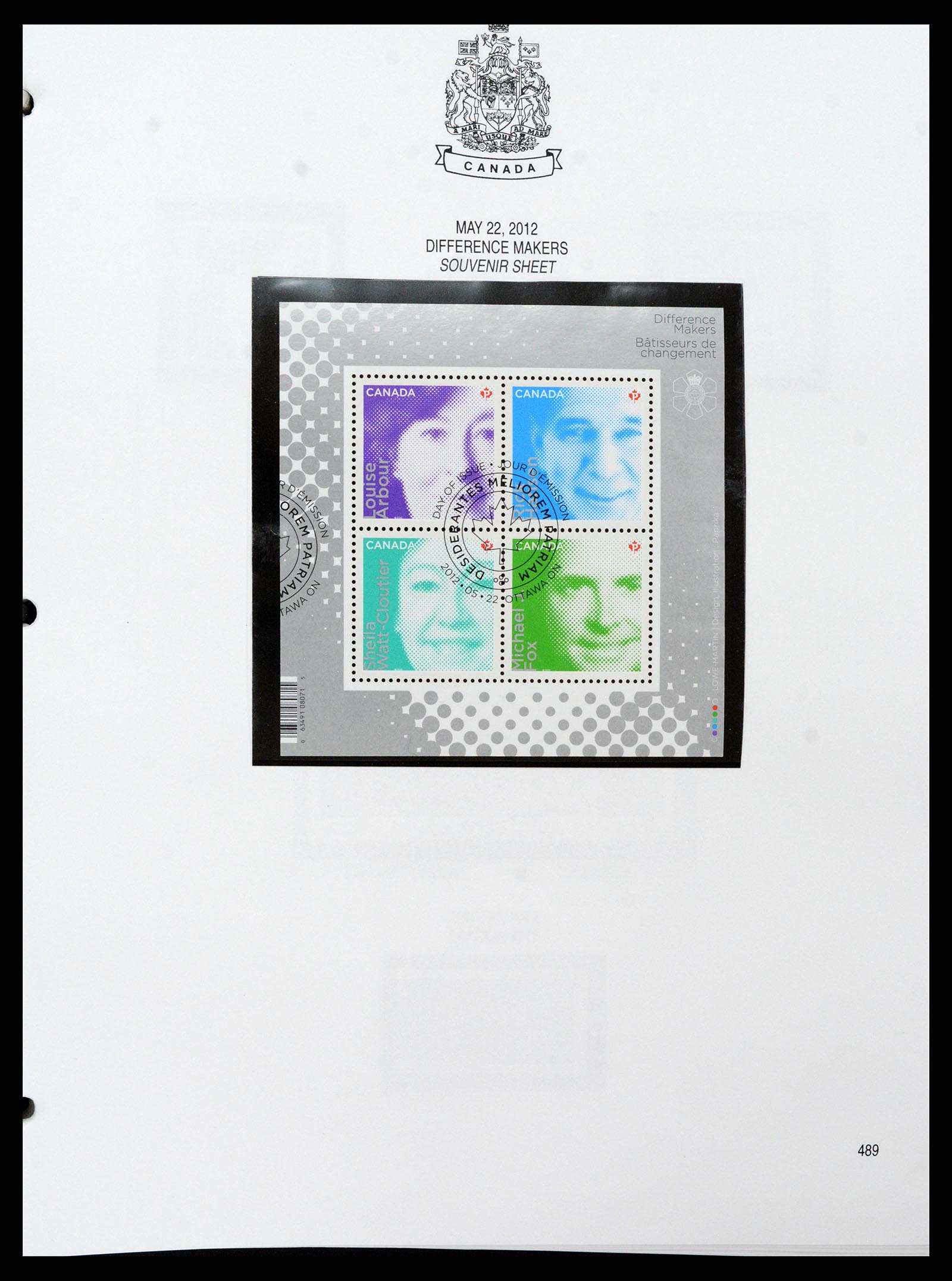37086 621 - Stamp collection 37086 Canada 1859-2015.