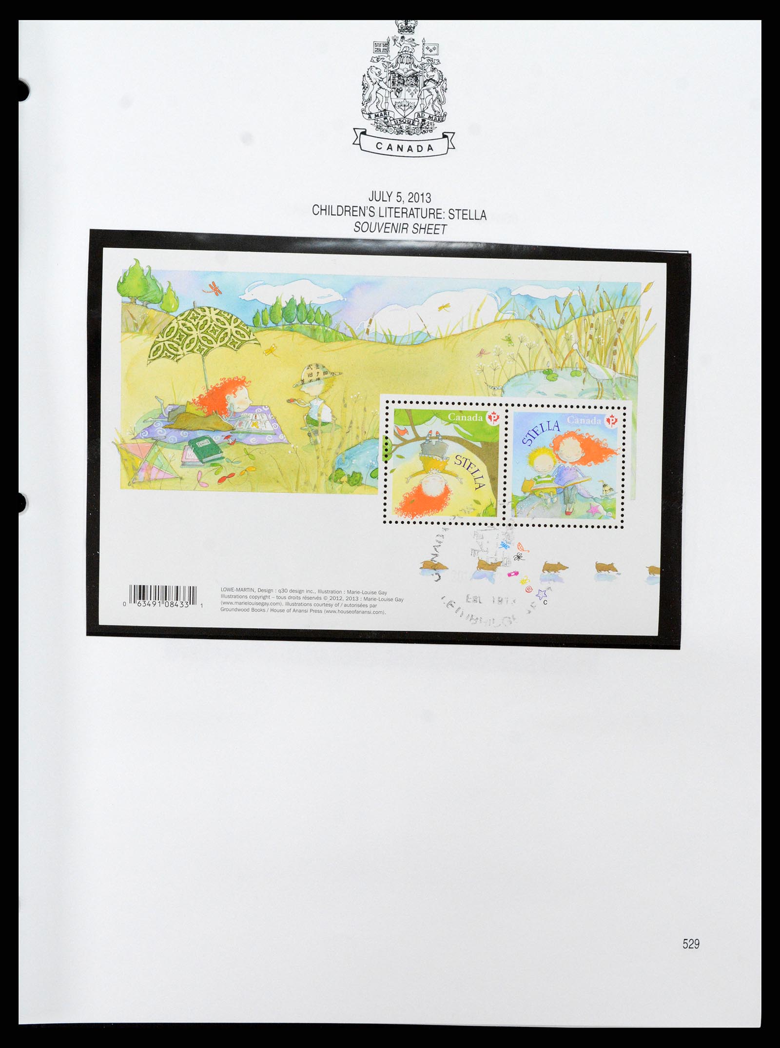 37086 661 - Postzegelverzameling 37086 Canada 1859-2015.