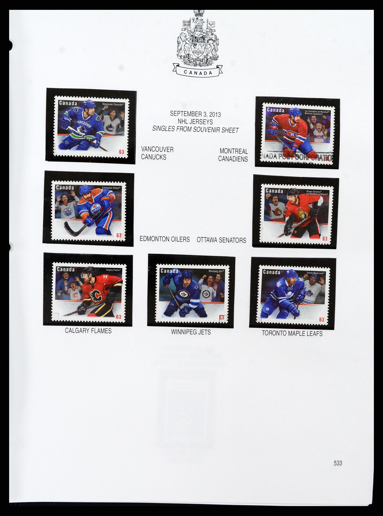 37086 665 - Postzegelverzameling 37086 Canada 1859-2015.
