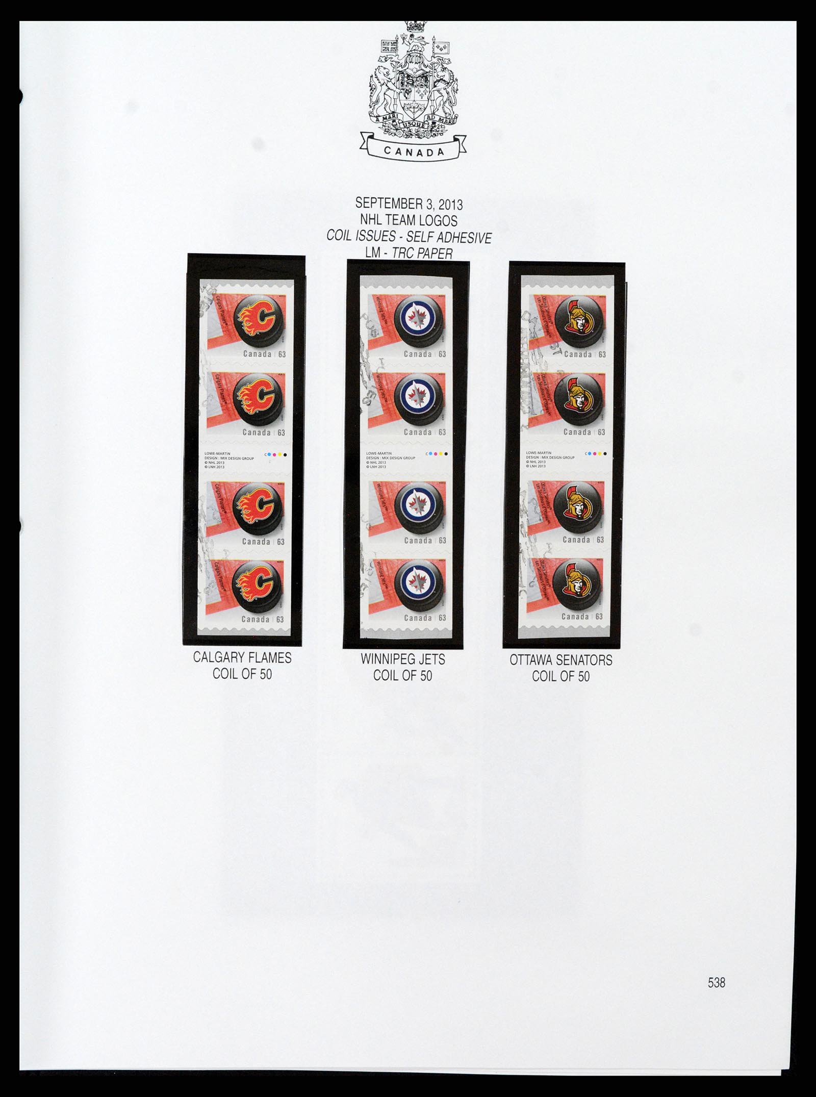 37086 670 - Stamp collection 37086 Canada 1859-2015.