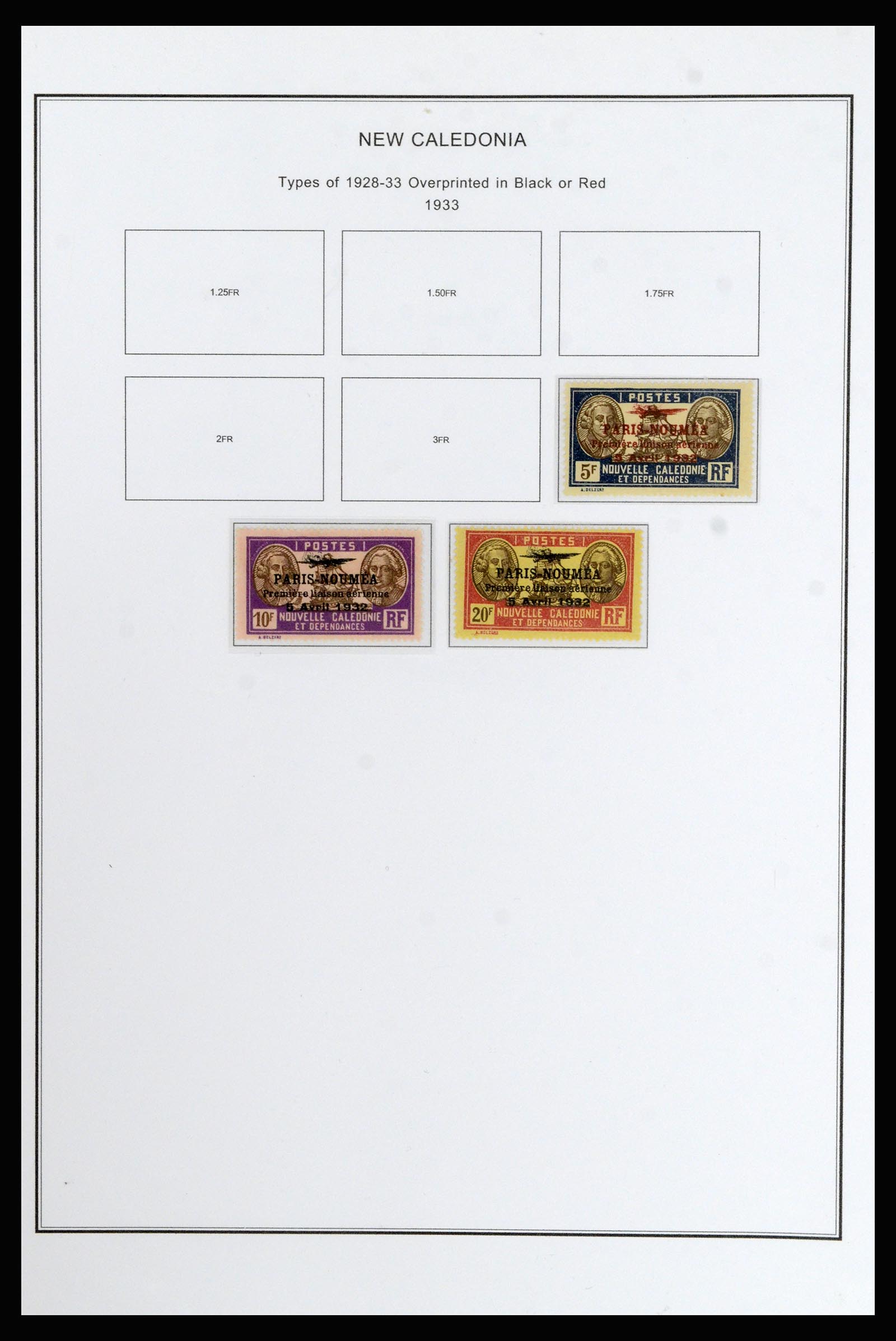 37087 010 - Postzegelverzameling 37087 Nieuw Caledonië 1891-1975.