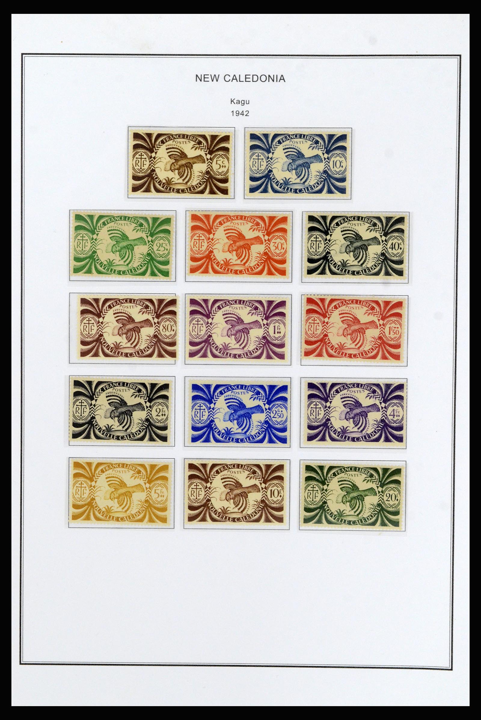 37087 013 - Postzegelverzameling 37087 Nieuw Caledonië 1891-1975.