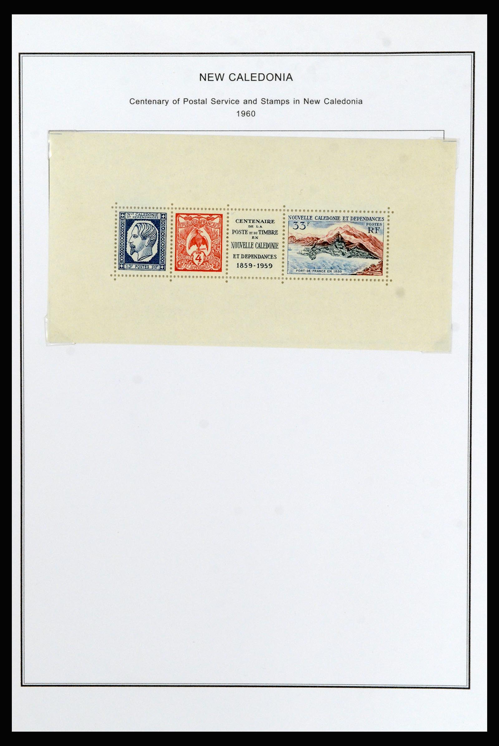 37087 019 - Postzegelverzameling 37087 Nieuw Caledonië 1891-1975.