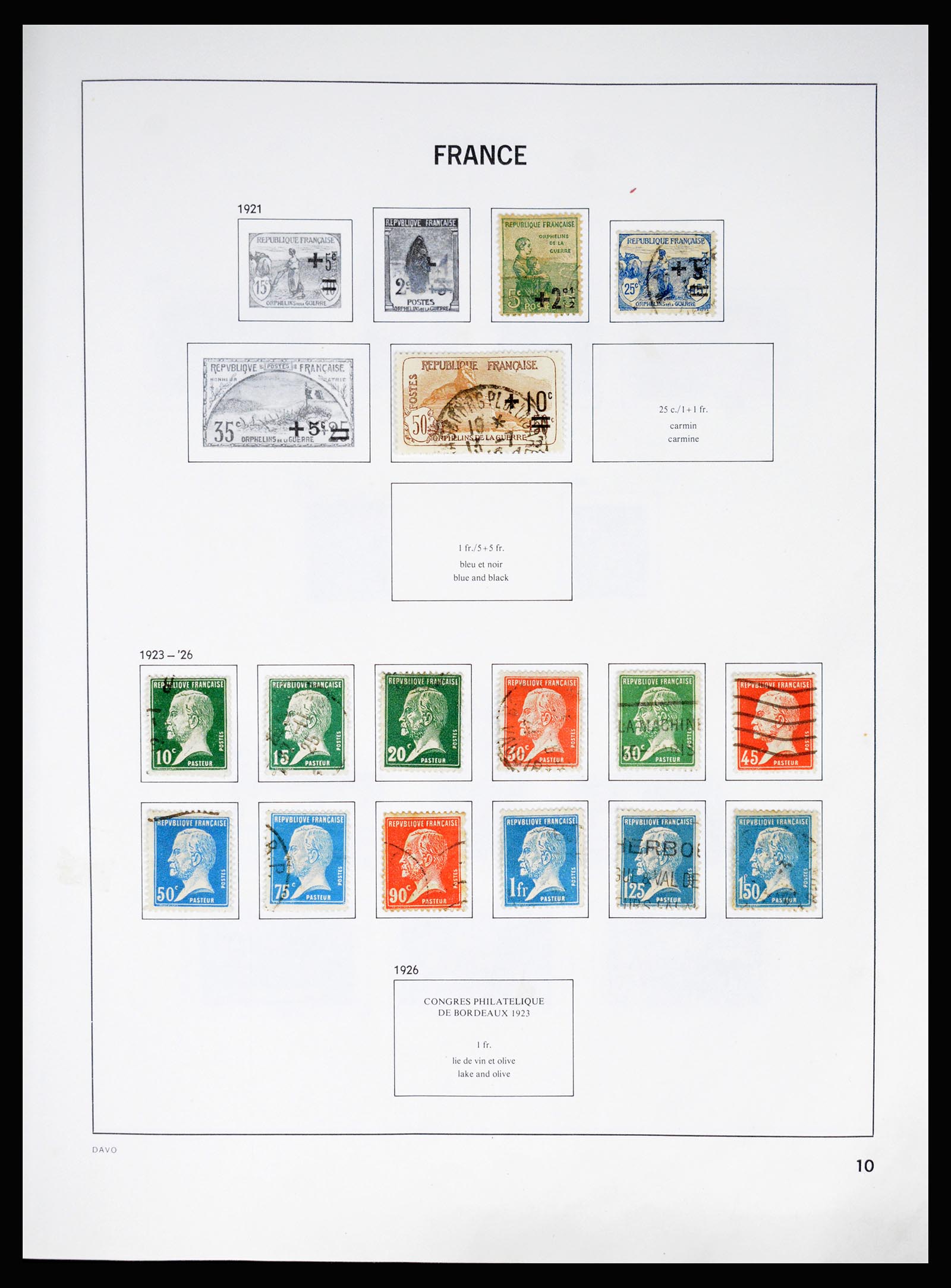 37088 010 - Postzegelverzameling 37088 Frankrijk 1849-1994.