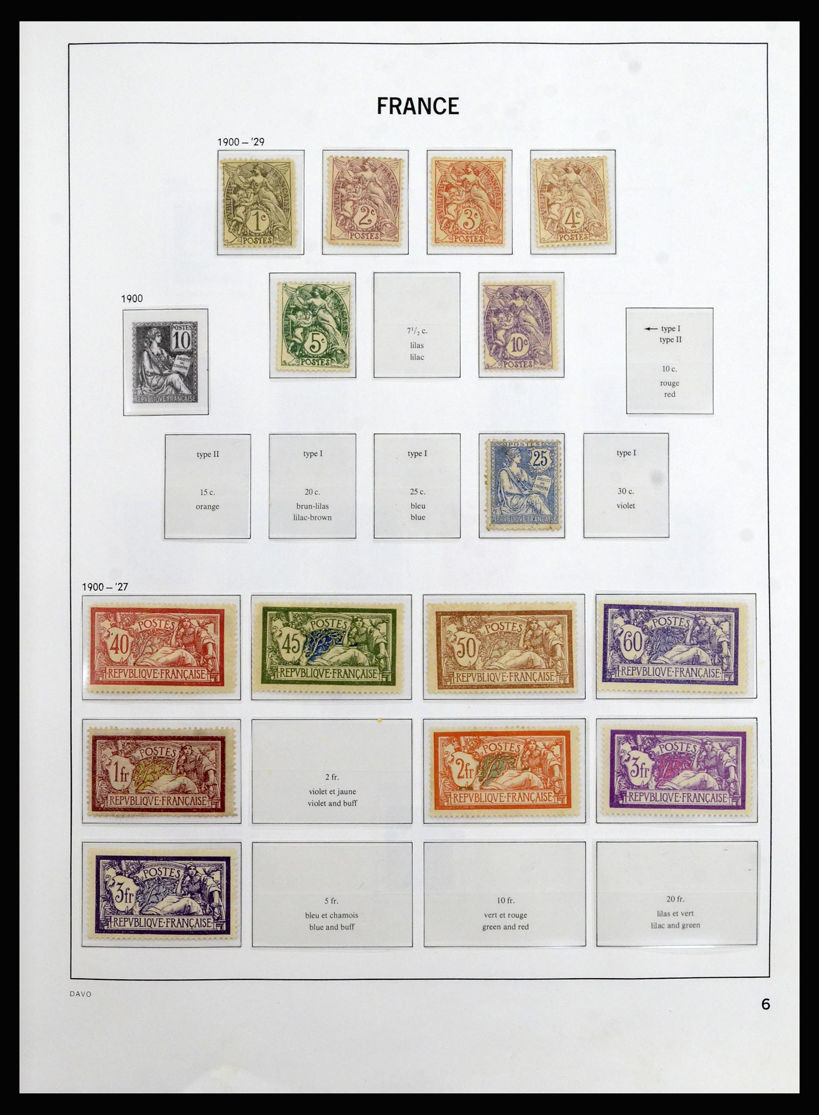 37089 005 - Postzegelverzameling 37089 Frankrijk 1863-2002.