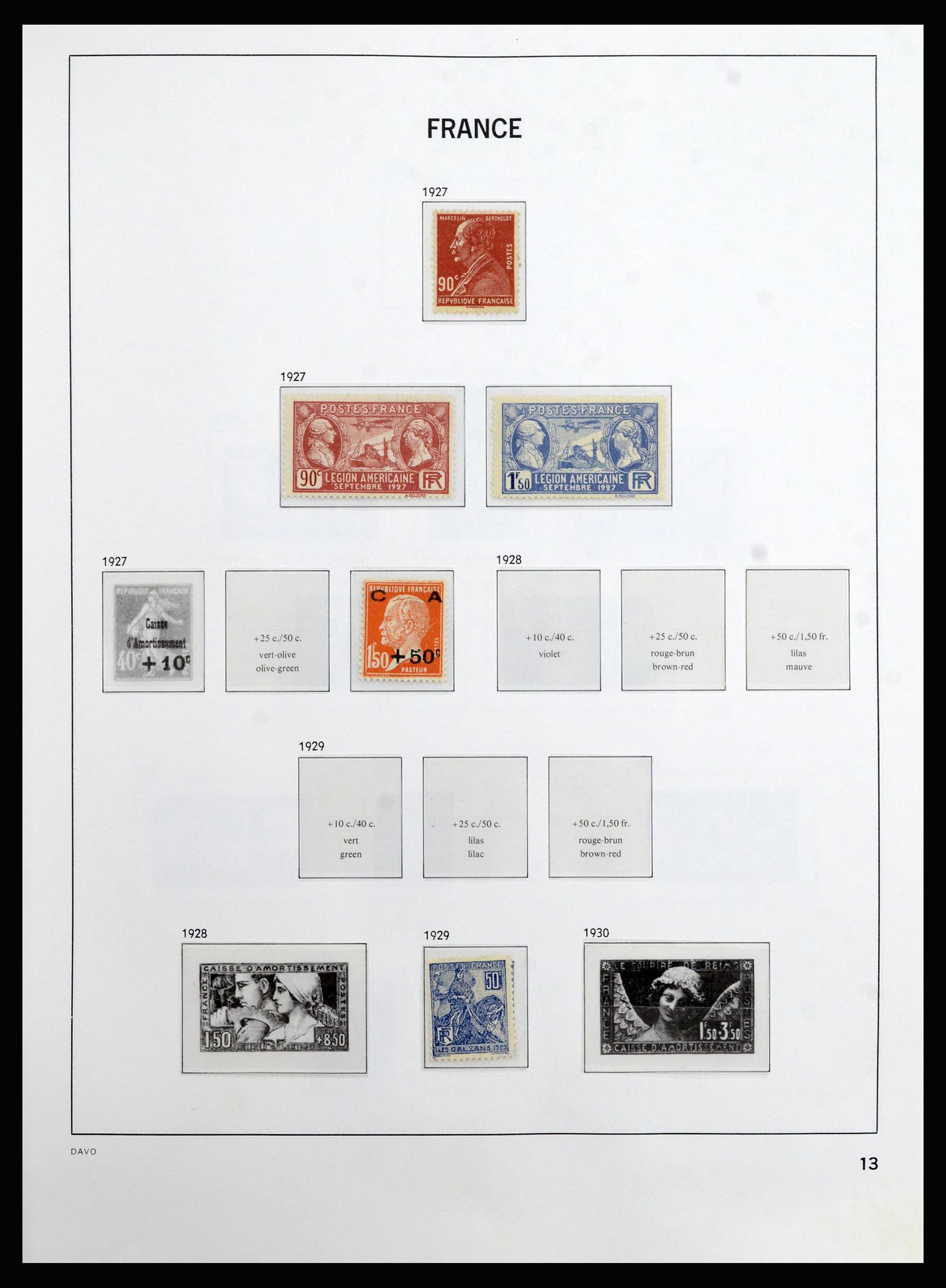 37089 012 - Postzegelverzameling 37089 Frankrijk 1863-2002.