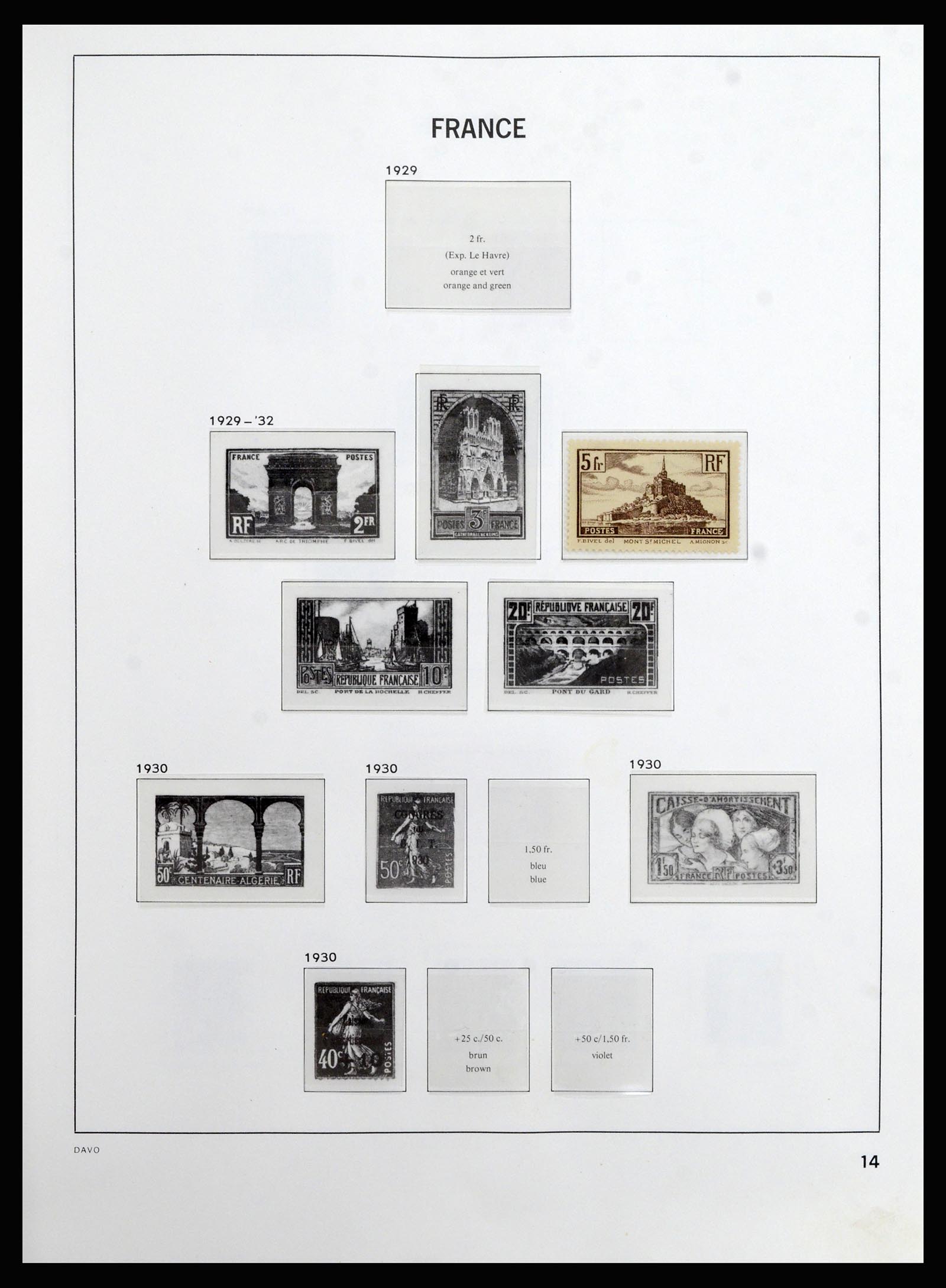 37089 013 - Postzegelverzameling 37089 Frankrijk 1863-2002.