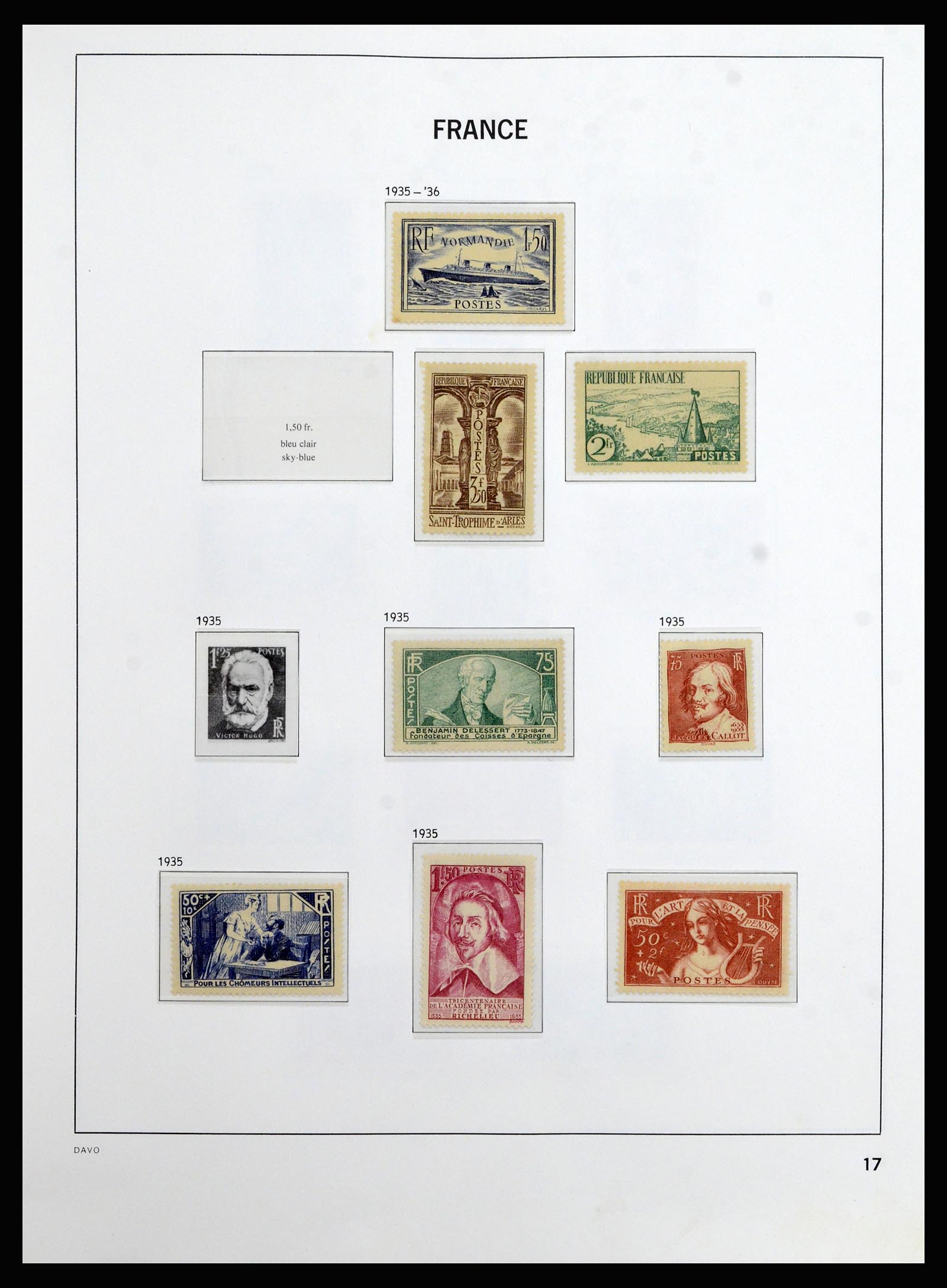 37089 016 - Postzegelverzameling 37089 Frankrijk 1863-2002.
