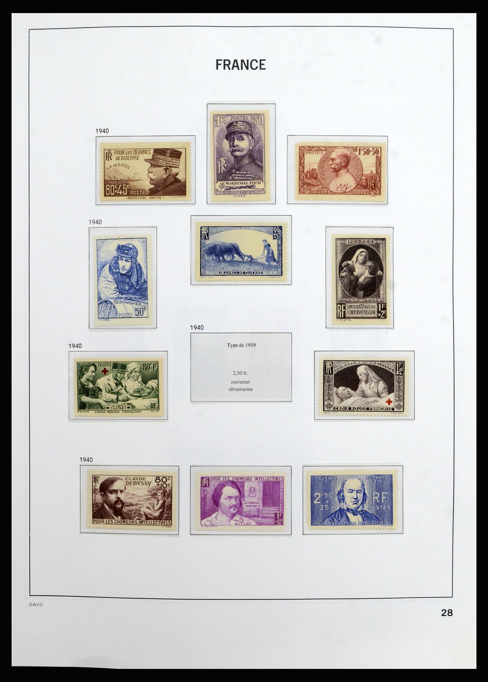37089 027 - Postzegelverzameling 37089 Frankrijk 1863-2002.