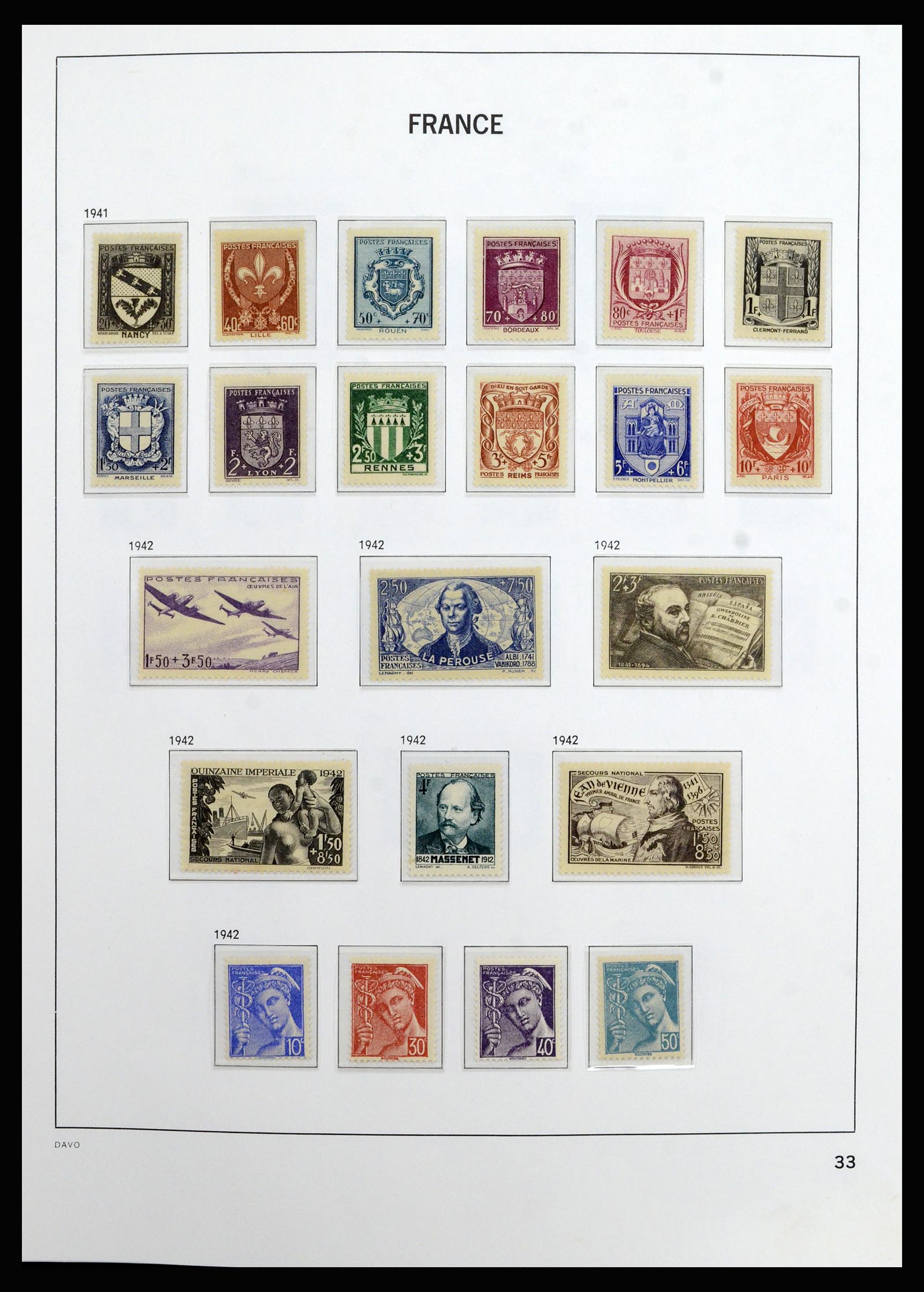 37089 032 - Postzegelverzameling 37089 Frankrijk 1863-2002.