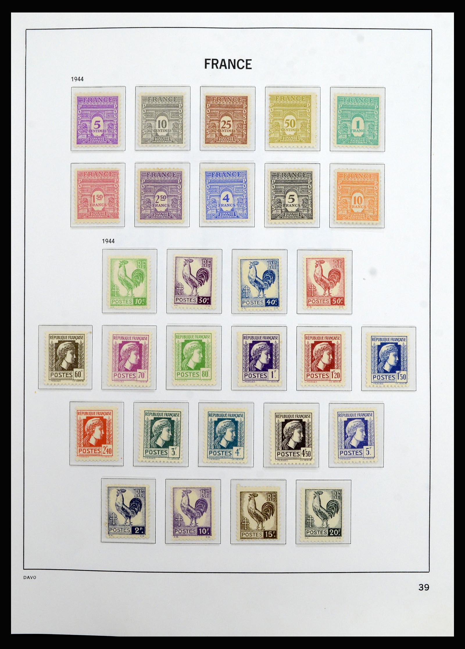 37089 038 - Postzegelverzameling 37089 Frankrijk 1863-2002.
