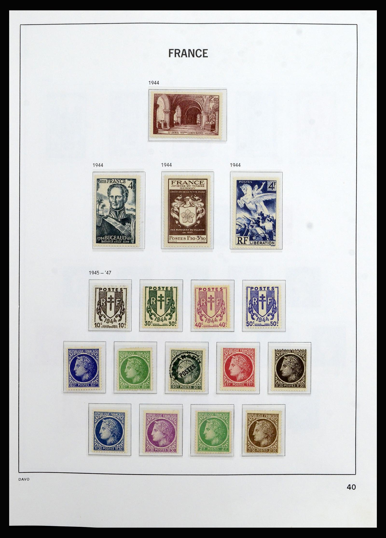 37089 039 - Postzegelverzameling 37089 Frankrijk 1863-2002.