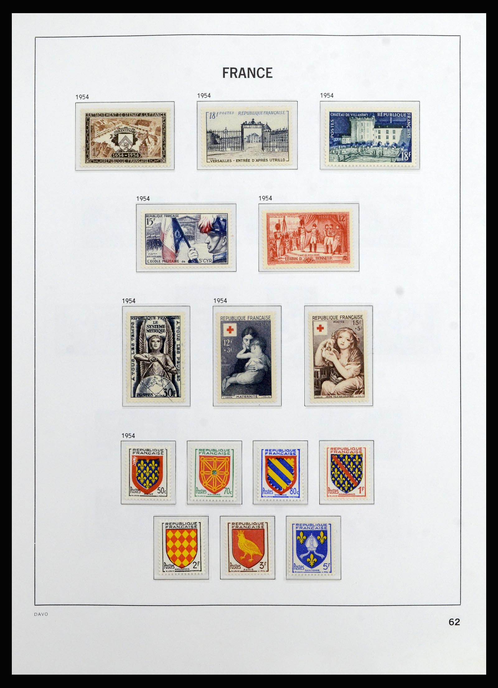 37089 062 - Postzegelverzameling 37089 Frankrijk 1863-2002.