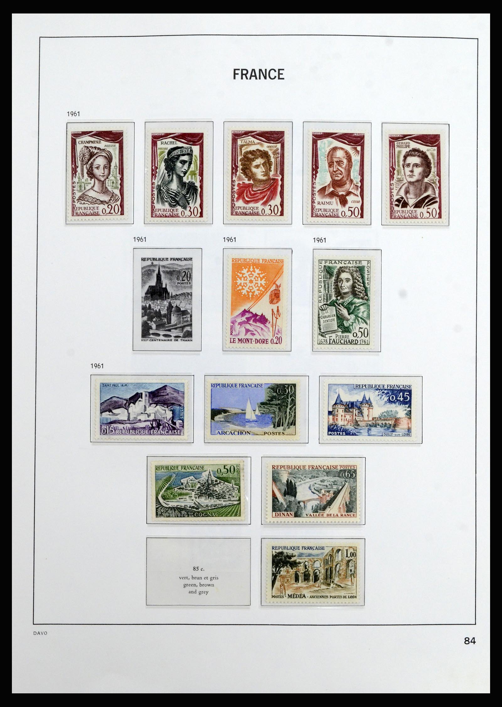 37089 084 - Postzegelverzameling 37089 Frankrijk 1863-2002.