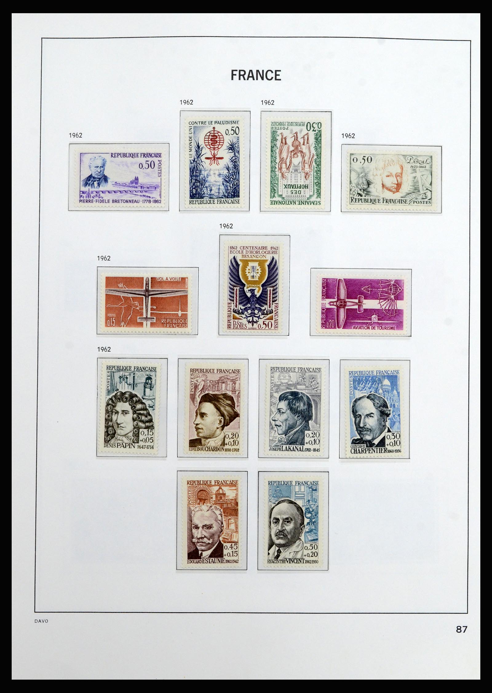 37089 087 - Postzegelverzameling 37089 Frankrijk 1863-2002.