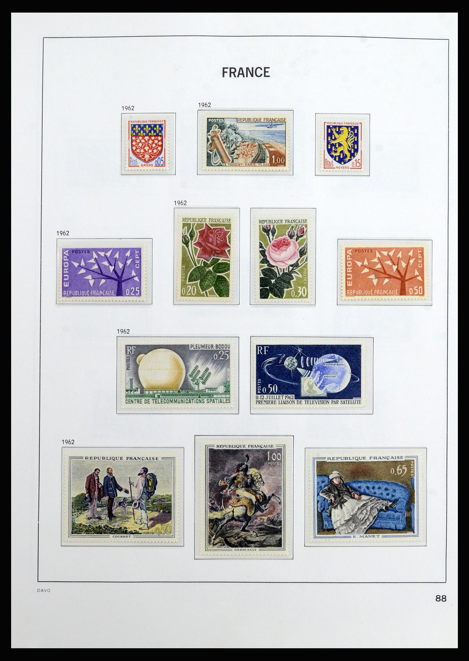 37089 088 - Postzegelverzameling 37089 Frankrijk 1863-2002.