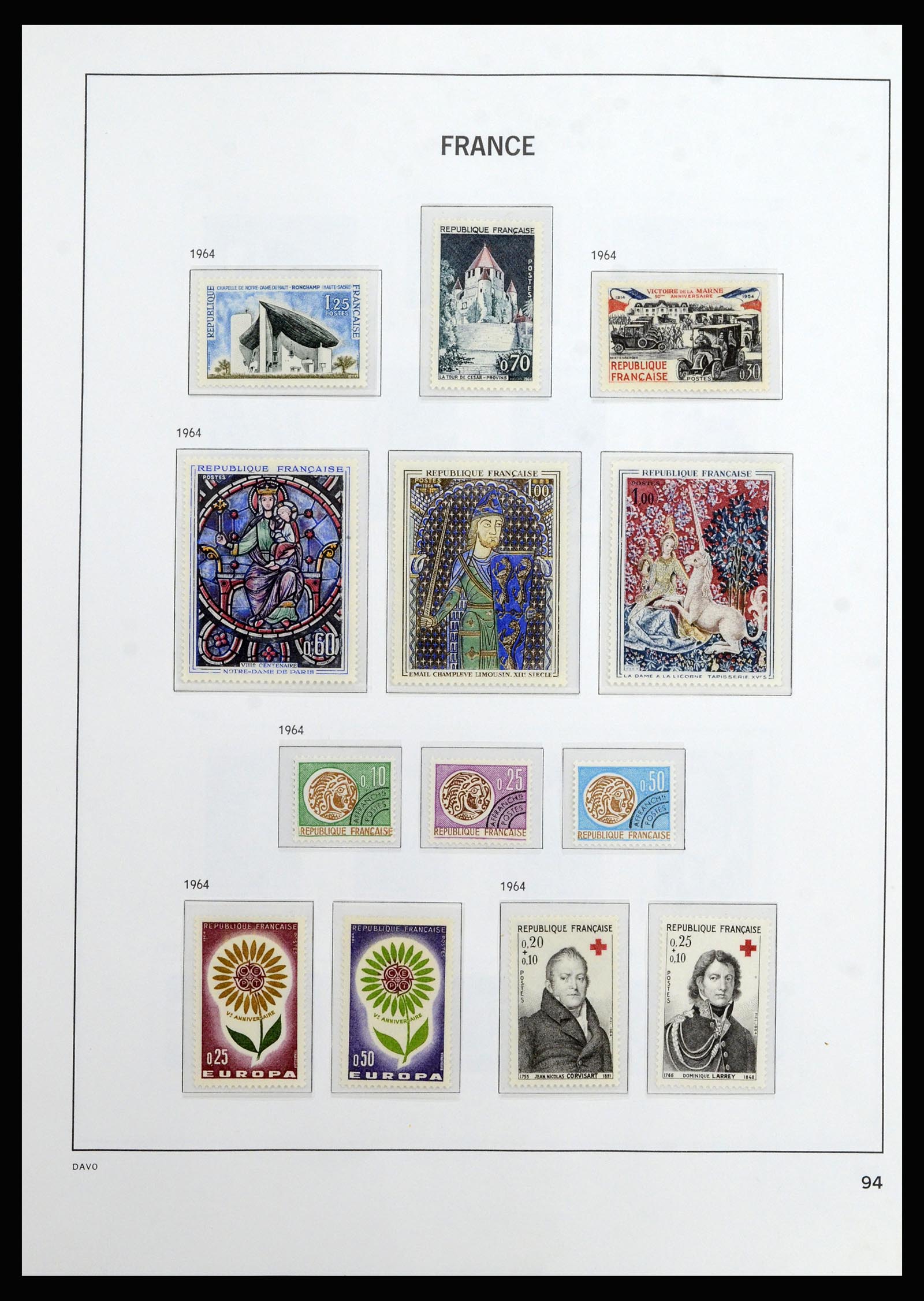 37089 094 - Postzegelverzameling 37089 Frankrijk 1863-2002.
