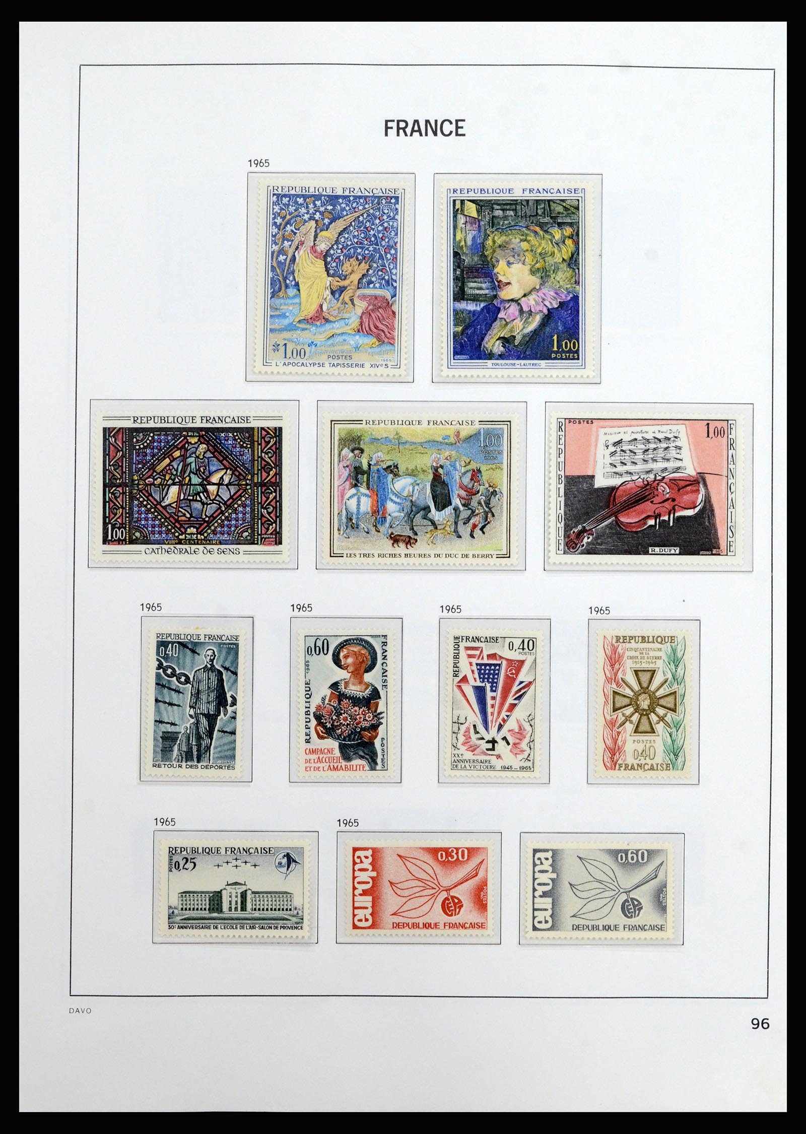 37089 096 - Postzegelverzameling 37089 Frankrijk 1863-2002.