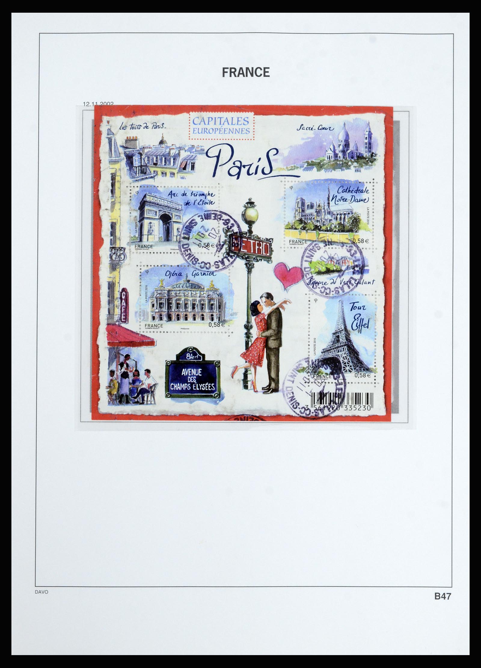 37089 294 - Postzegelverzameling 37089 Frankrijk 1863-2002.