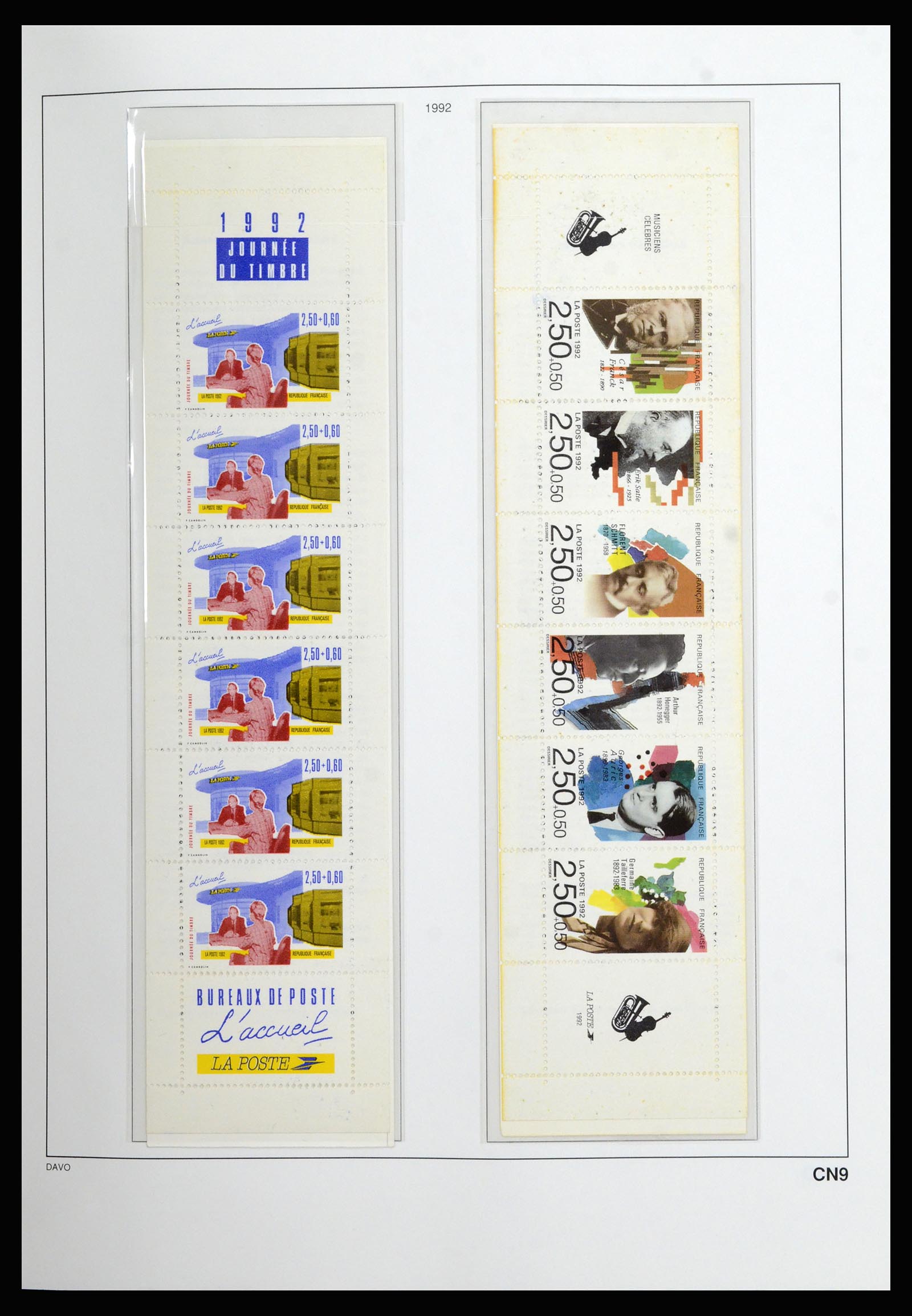 37089 300 - Postzegelverzameling 37089 Frankrijk 1863-2002.