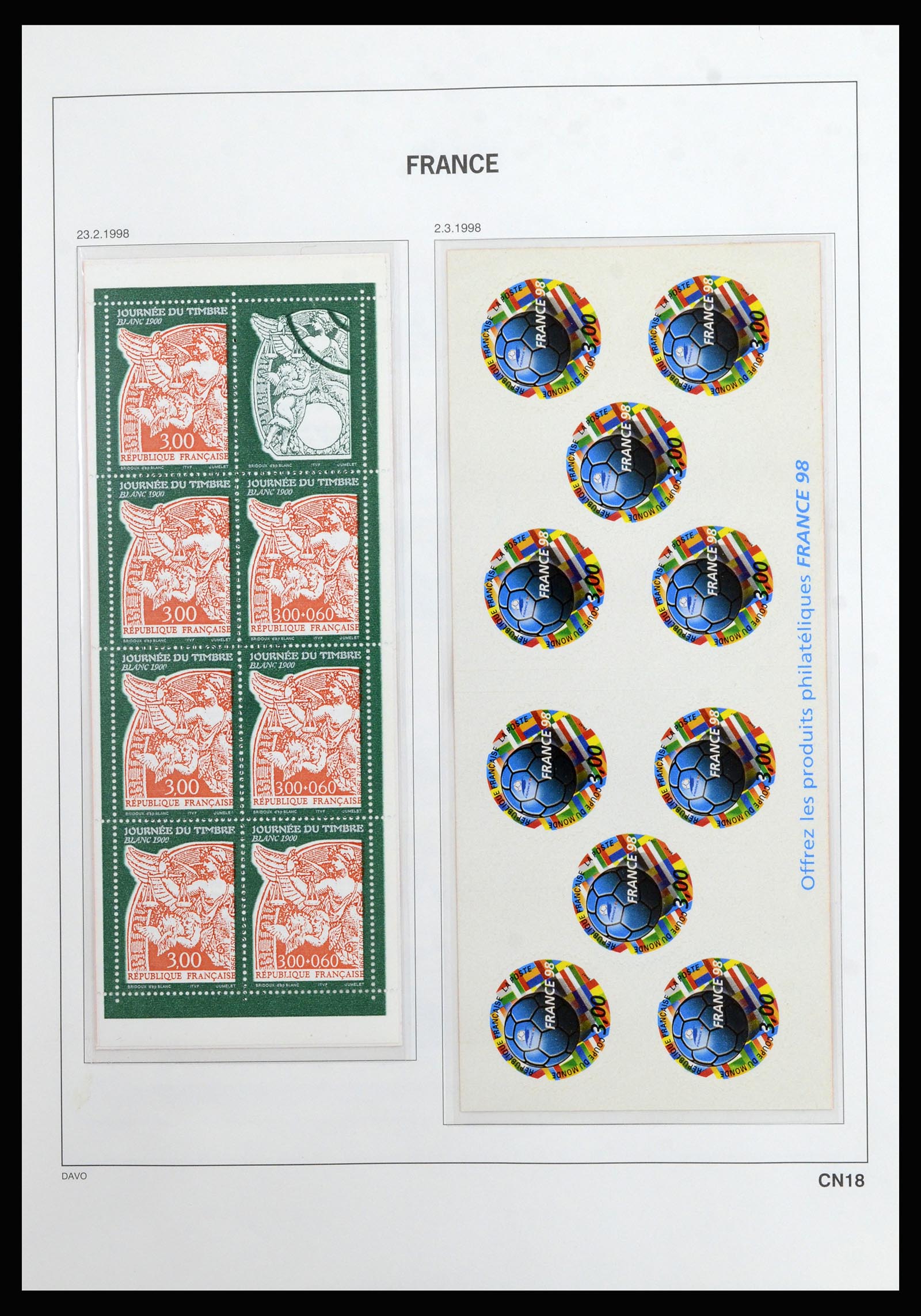 37089 305 - Postzegelverzameling 37089 Frankrijk 1863-2002.