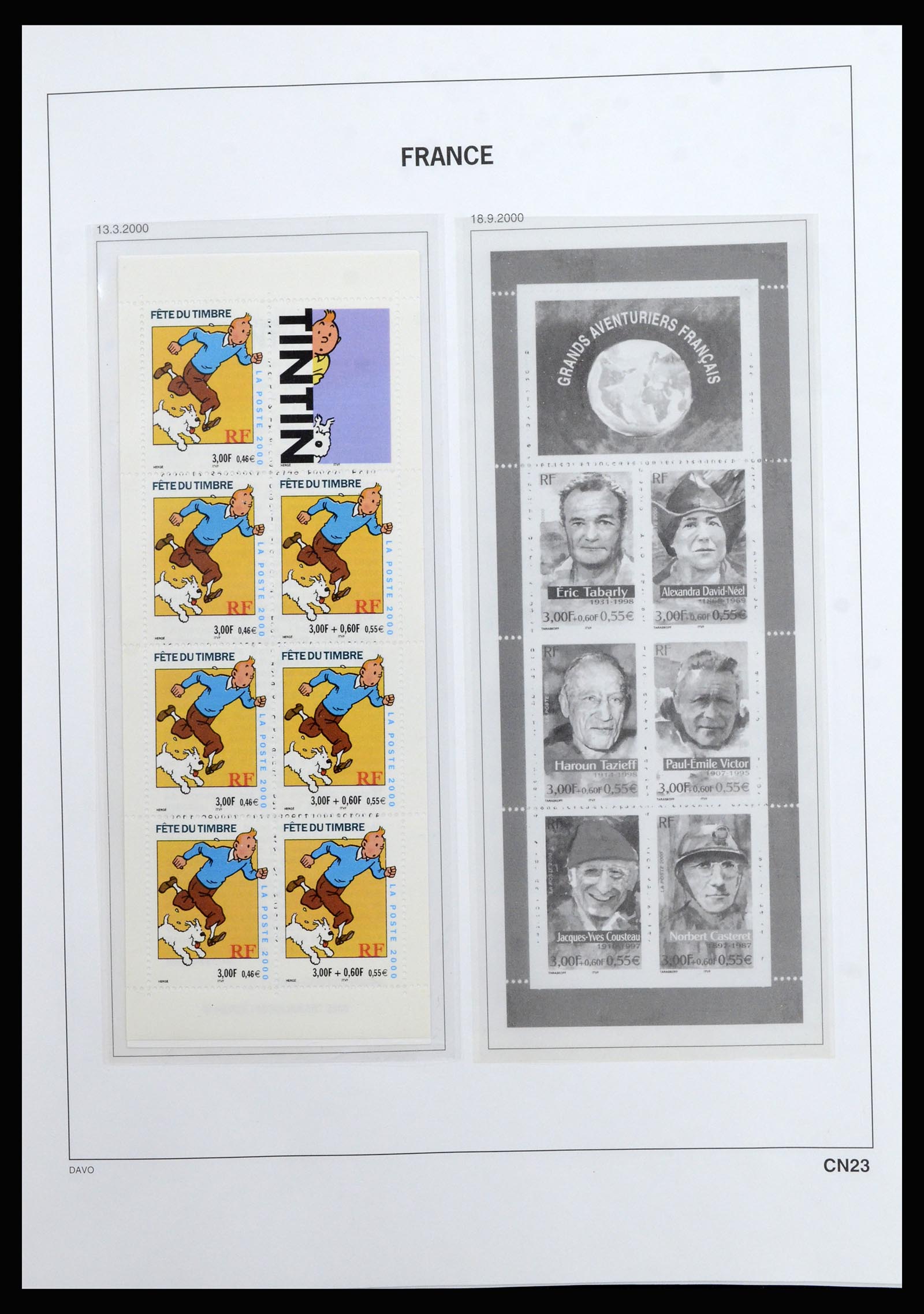 37089 308 - Postzegelverzameling 37089 Frankrijk 1863-2002.