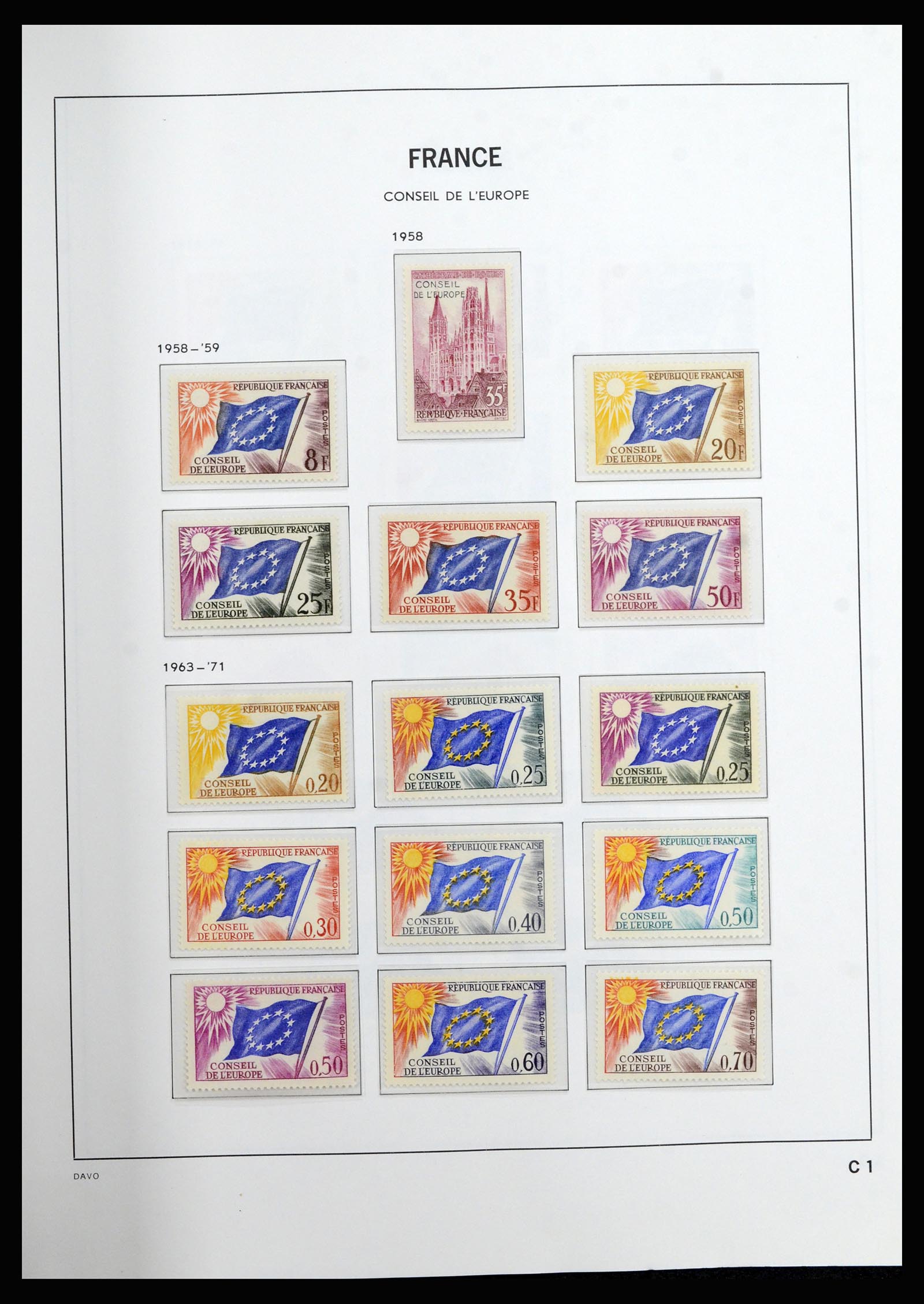 37089 310 - Postzegelverzameling 37089 Frankrijk 1863-2002.