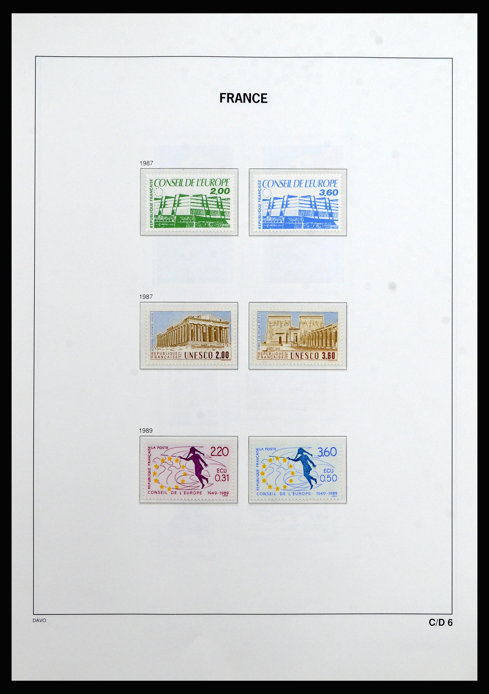 37089 315 - Postzegelverzameling 37089 Frankrijk 1863-2002.