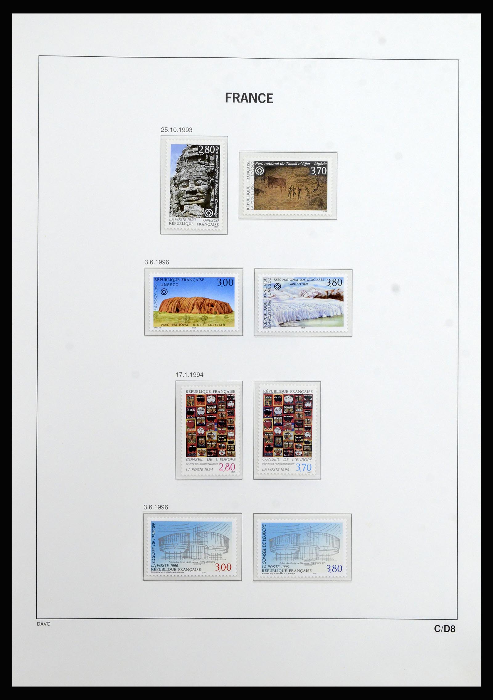 37089 317 - Postzegelverzameling 37089 Frankrijk 1863-2002.