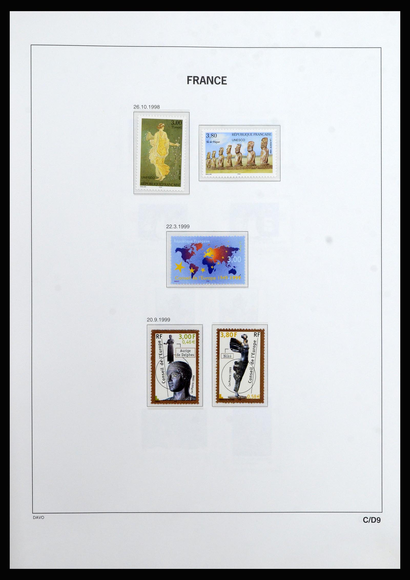 37089 318 - Postzegelverzameling 37089 Frankrijk 1863-2002.