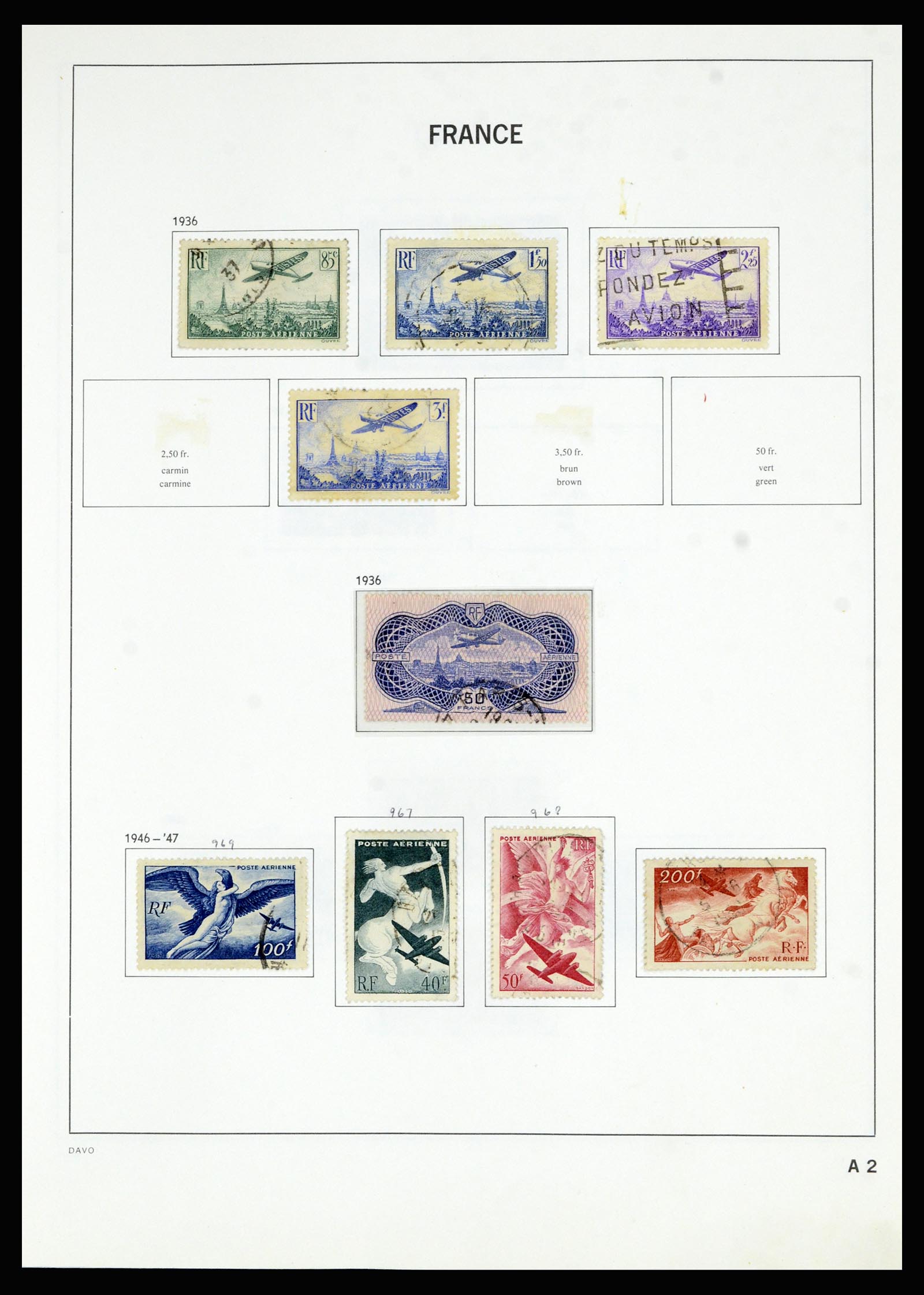37089 330 - Postzegelverzameling 37089 Frankrijk 1863-2002.